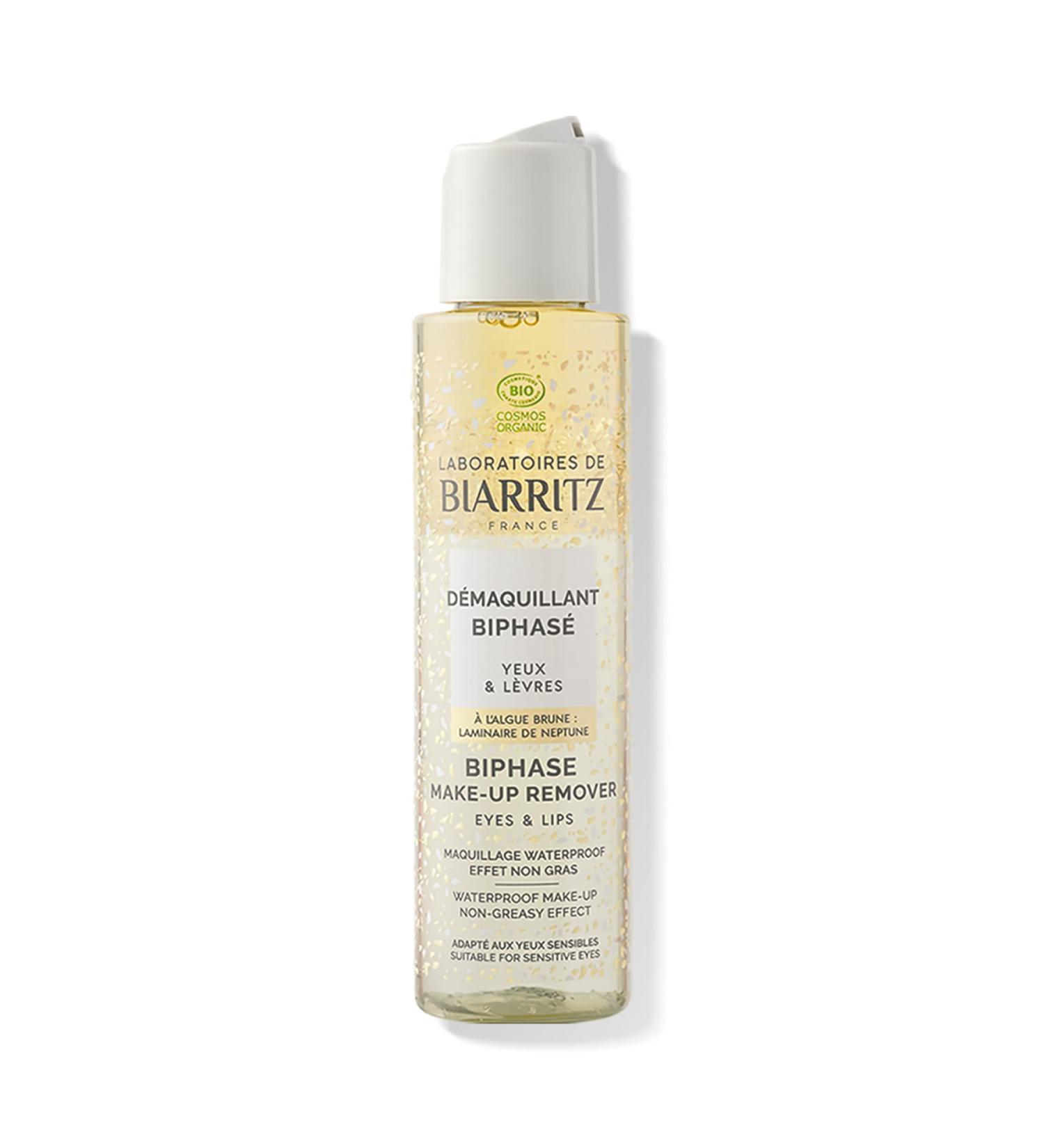 Laboratoires de Biarritz Organic Two-Phase Eye and Lip Makeup Remover 125 ml - Buy Online on GoSupps.com