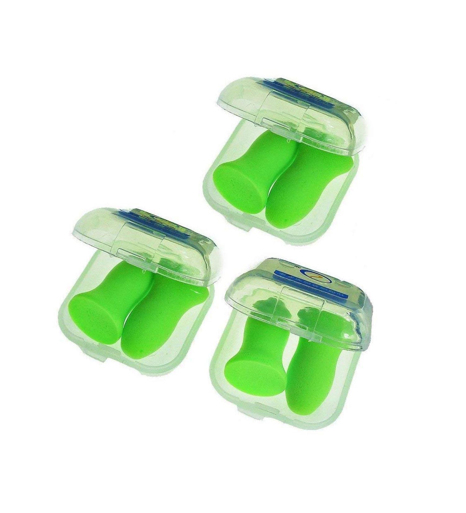 Kaimenge Reusable Sleep Earplugs - 48.4dB NRR Acoustic Foam Hearing Protection for Sleeping Travel & Work - 3 Pairs - Buy Online on GoSupps.com