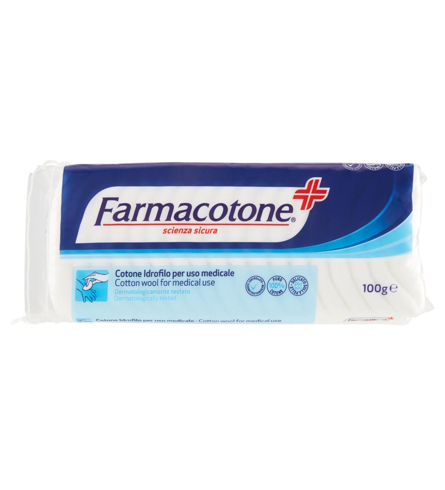 Buy Farmacotone Cotton Hydrophilic - Medical Grade Safe for Science Use - 100g | International Shipping Available - Buy Online on GoSupps.com