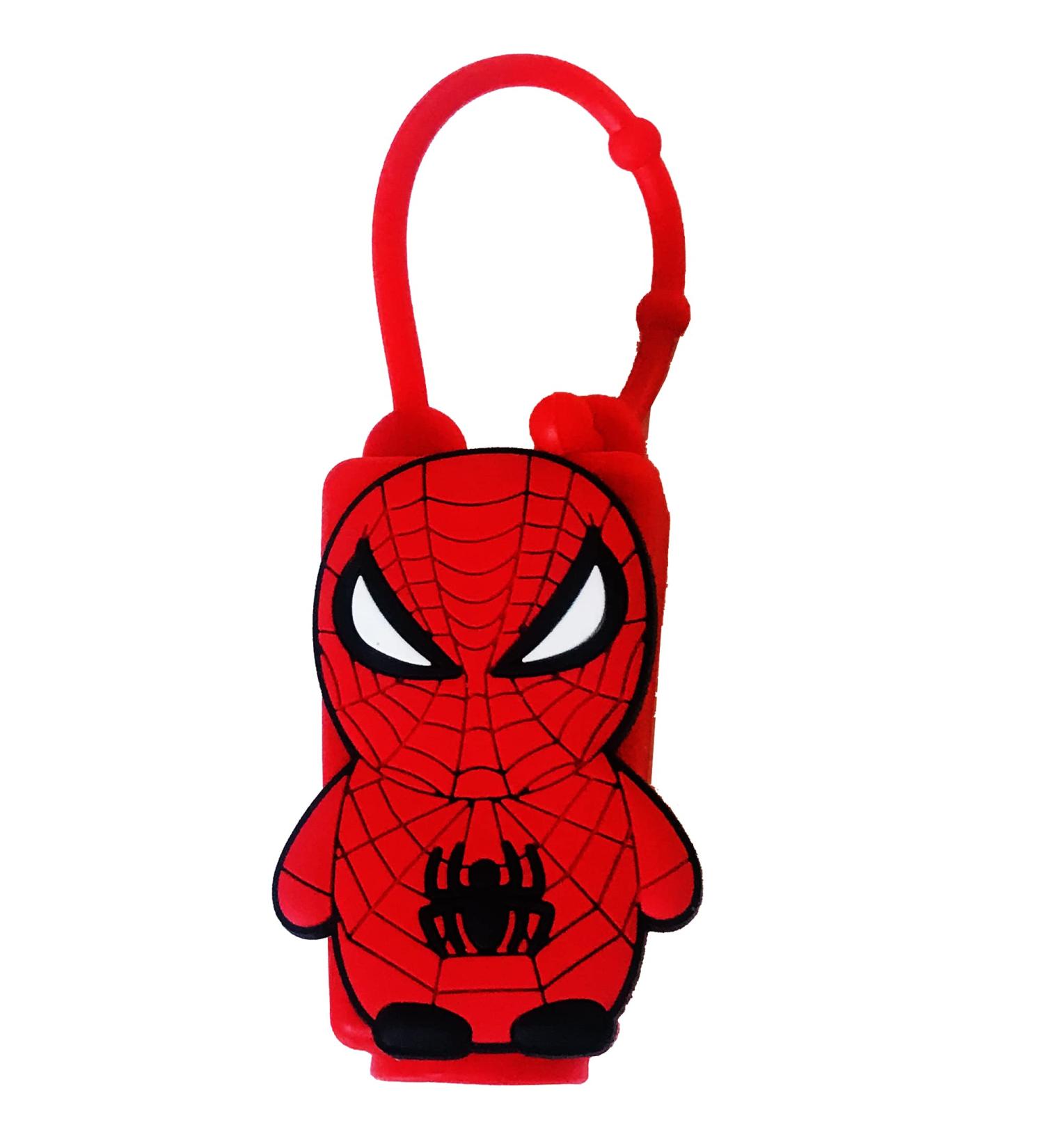 Hero Inspired Cute Hand Sanitizer Holder for Backpack - Red - Fits 1 oz Bottle - Buy Online on GoSupps.com