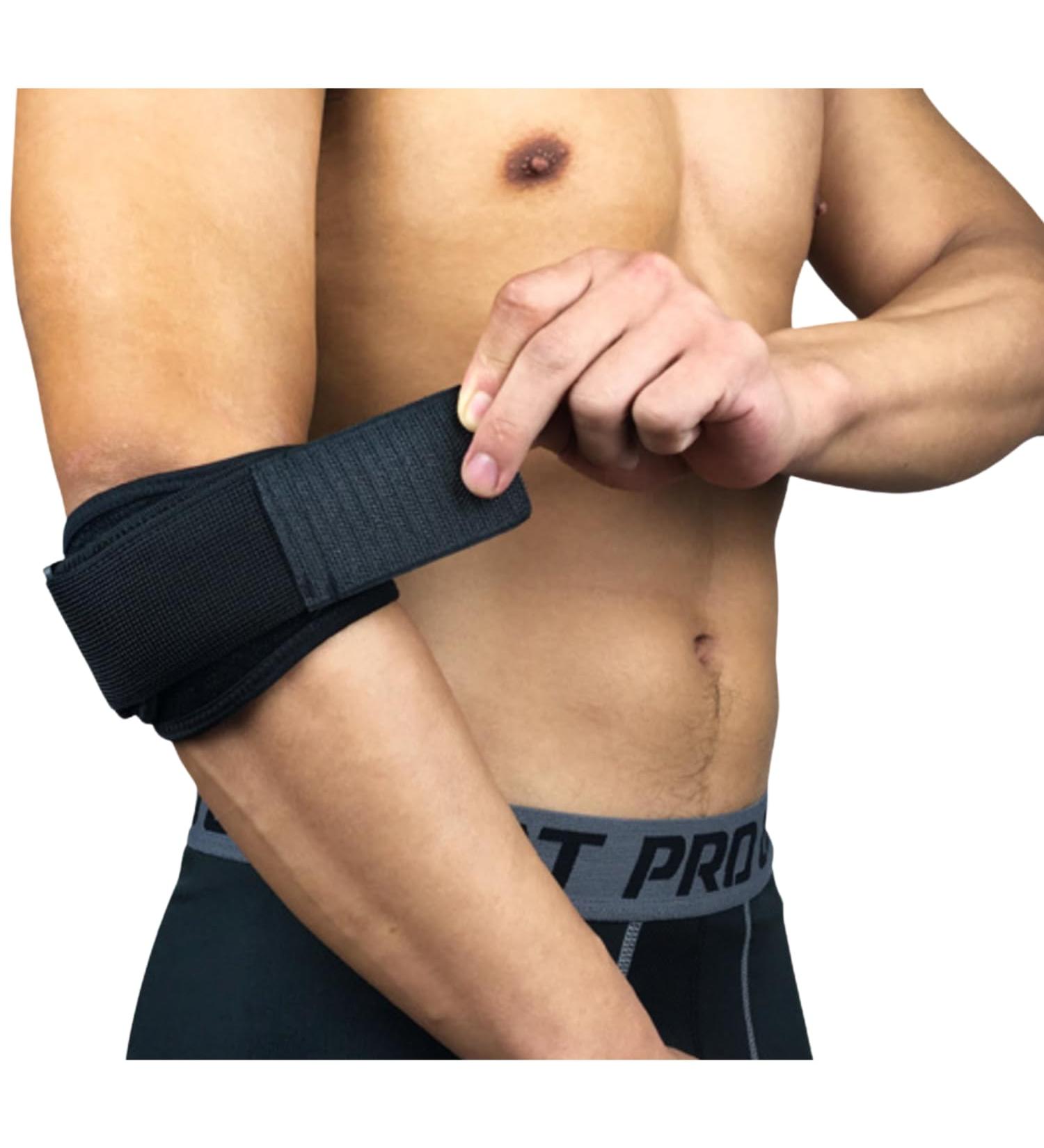 Adjustable Elbow Brace Strap Support - Comfort for Cubital Tunnel Syndrome Ulnar Nerve Relief & Tendinitis - International Shipping Available - Buy Online on GoSupps.com