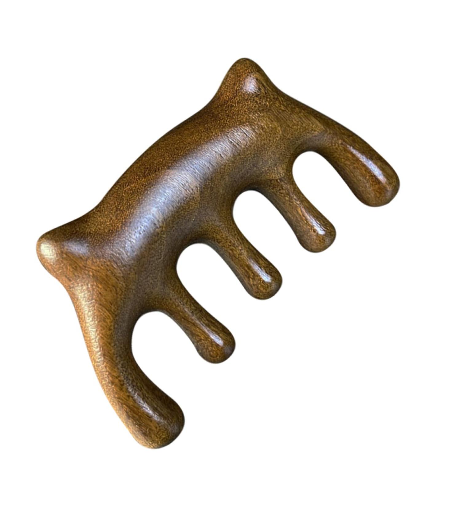 FRCOLOR Sandalwood Cat Comb | Wooden Massager Tool & Scalp Scraping Comb | Best Wide Tooth Hair Comb for Cats & Humans - Buy Online on GoSupps.com