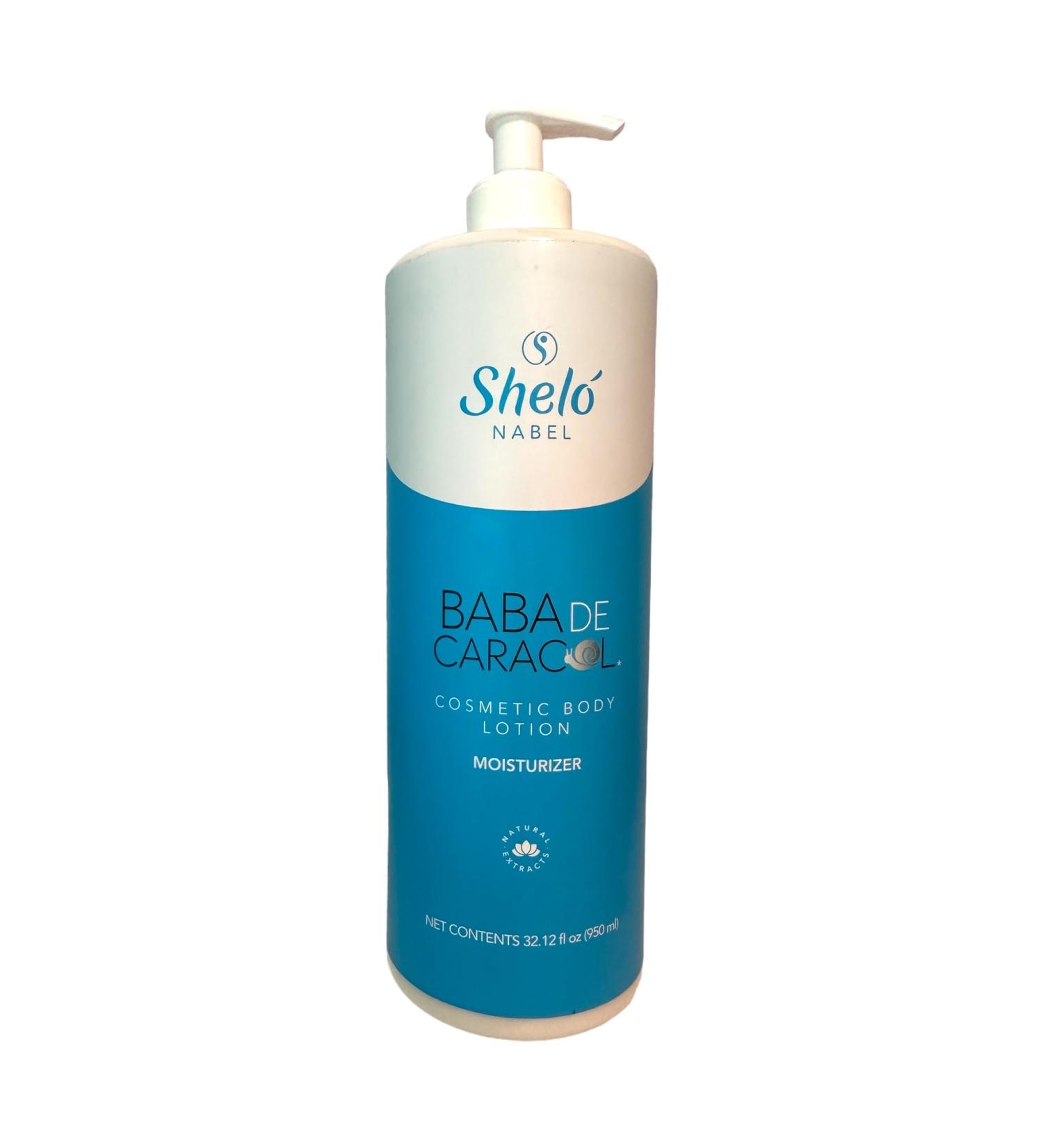 Shelo Nabel Baba de Caracol Snail Mucus Body Lotion - 32.12 fl oz | Hydrating Moisturizer for All Skin Types - Shop Internationally - Buy Online on GoSupps.com