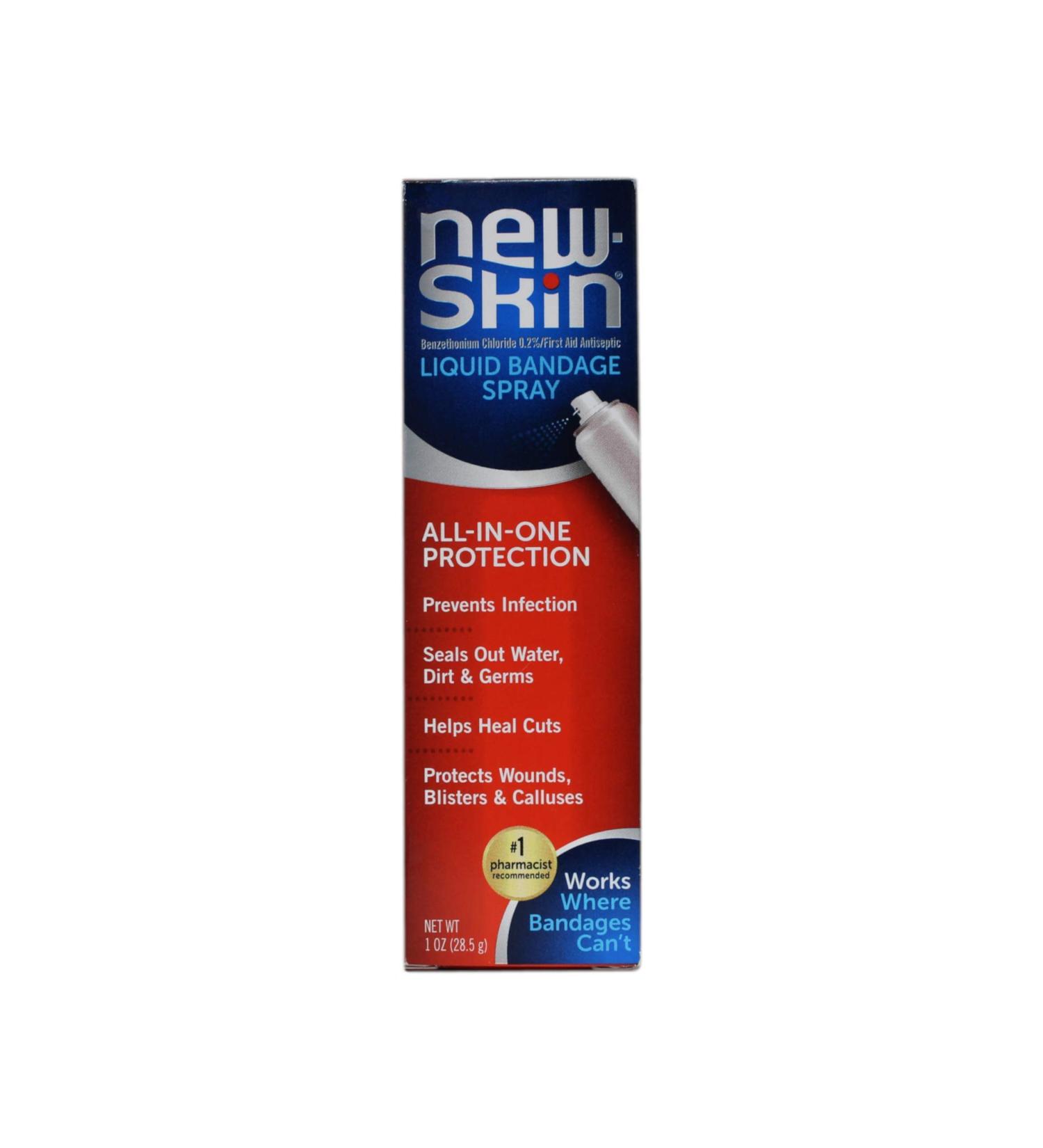 Shop New-Skin Liquid Bandage Spray 1 Oz Fast International Shipping - Buy Online on GoSupps.com