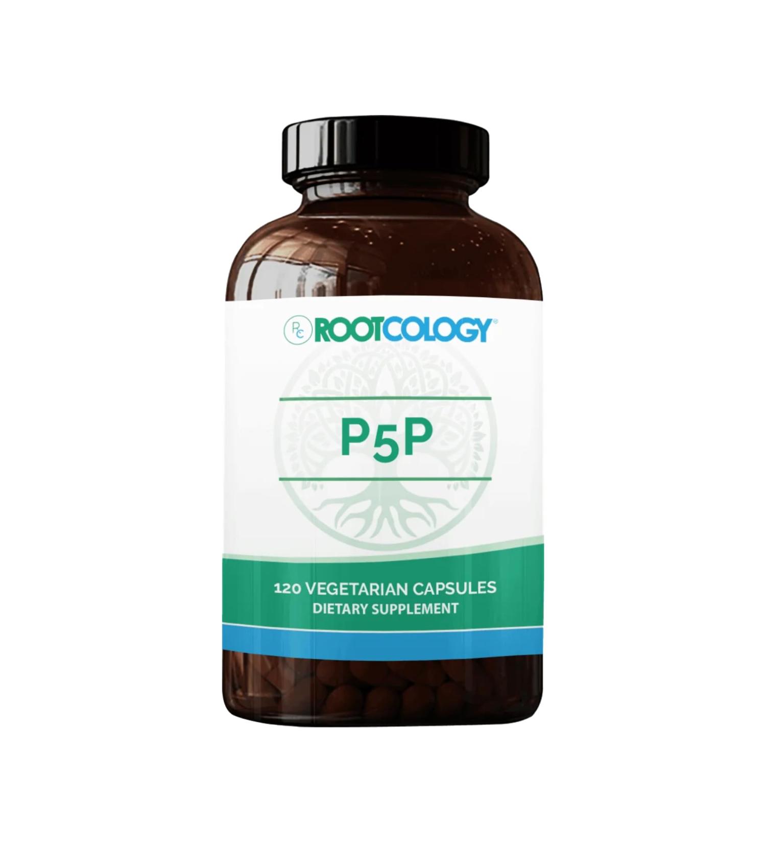 Rootcology by Dr. Izabella Wentz | P5P | Active Vitamin B6 to Support Balanced Mood and Healthy Response to Stress | 120 Vegetarian Capsules - Buy Online on GoSupps.com