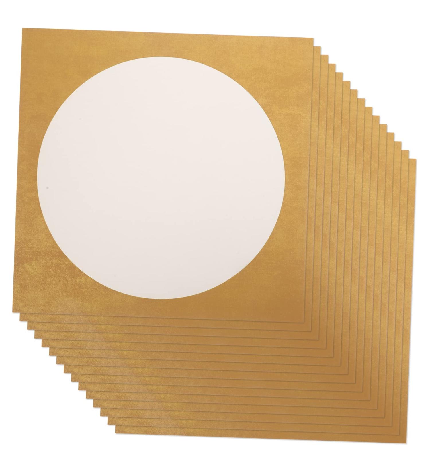 NUOBESTY 10 Sheets Rice Paper Watercolor Paper Bulk Rice Picture Paper Painting Paper Thicken Drawing Paper Golden 33X33CM - Buy Online on GoSupps.com