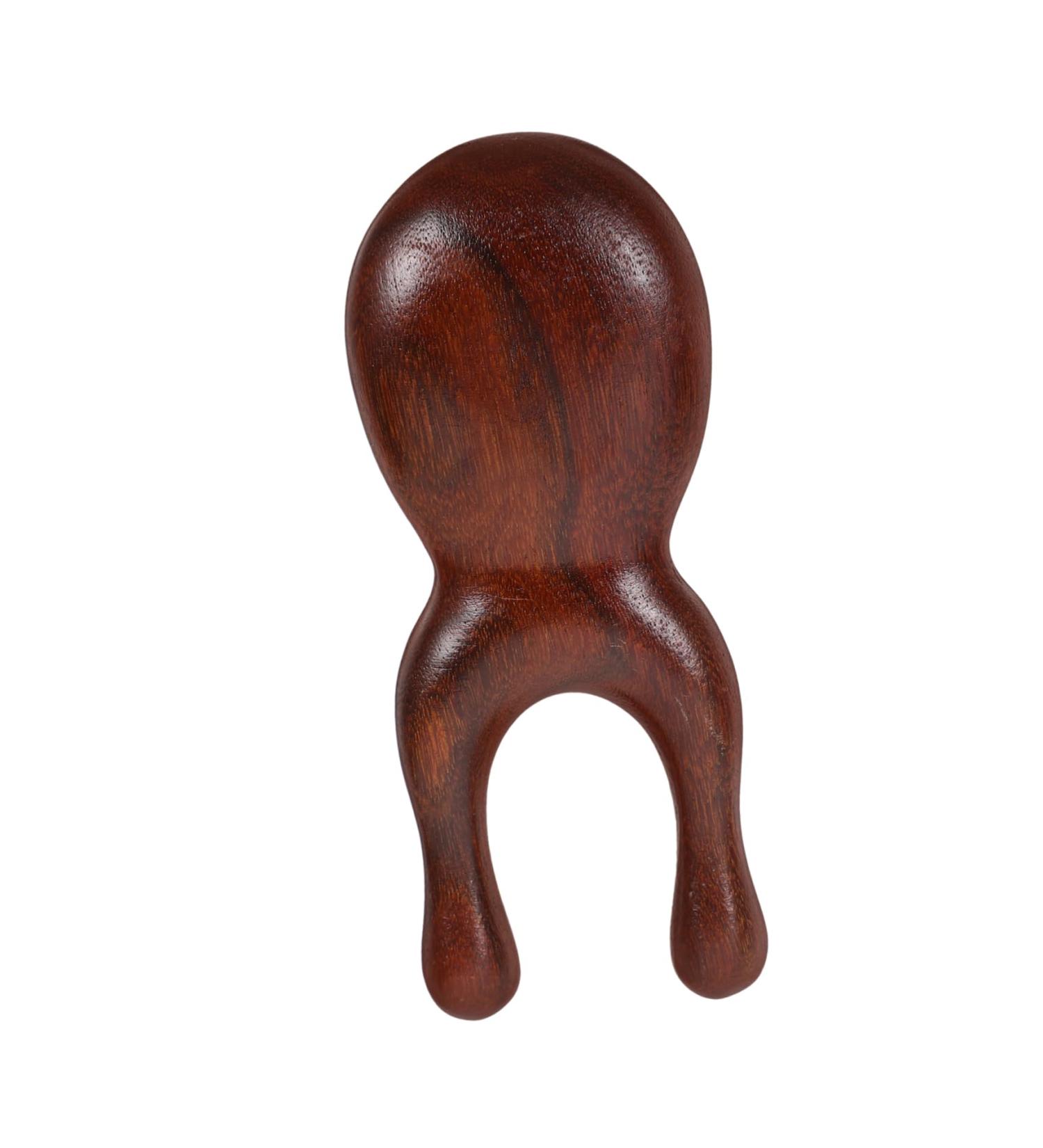 Buifulsic Hand & Facial Massager | Shiatsu Massage Roller & Travel Tool for Nose Scraping | Wooden Ridge Scratch Board - Buy Online on GoSupps.com