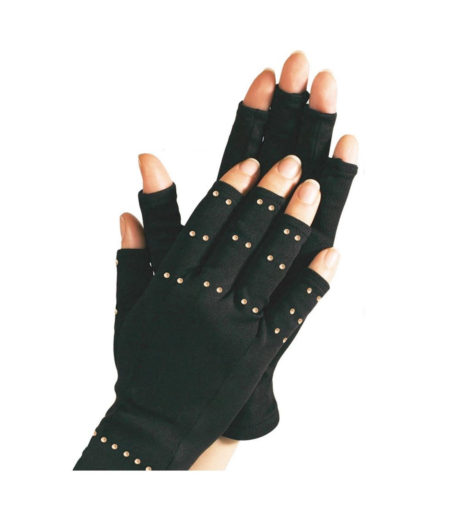 Pain Relief Arthritis Pressure Therapy Gloves Black 3 Pound Black 3 Pound
