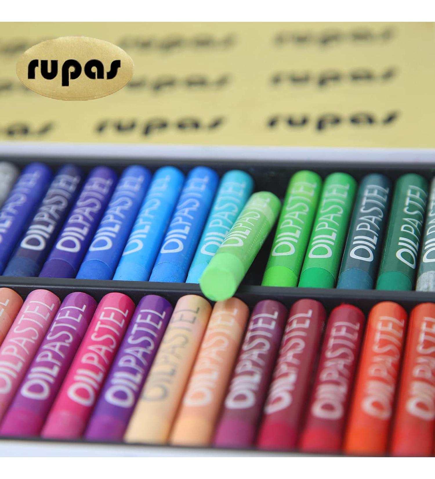 Rupas Soft Oil Pastel 48 Color Set Professional Grade - Buy Online on GoSupps.com