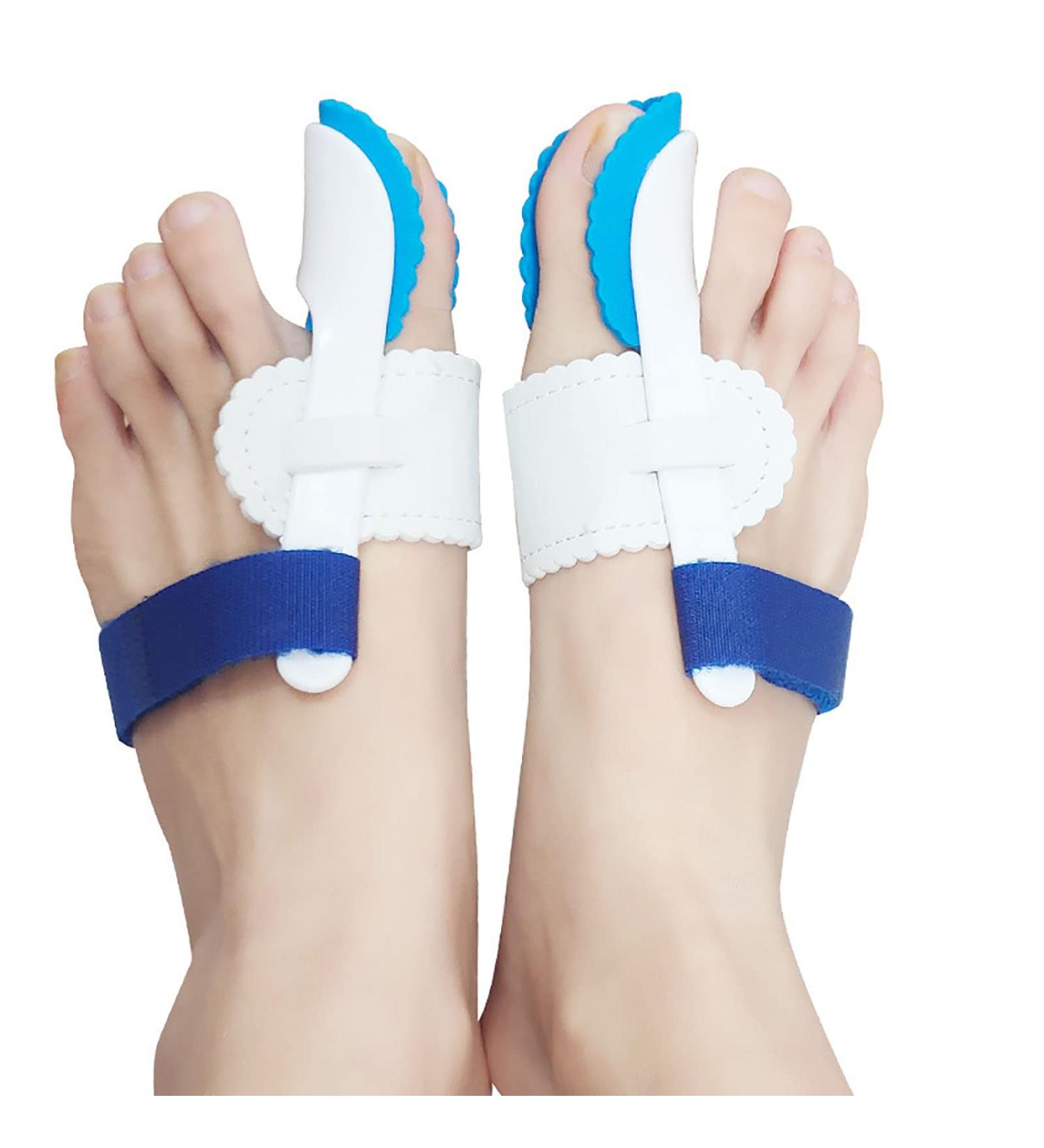 ALINZO Bunion Corrector - Orthopedic Hinged Bunion Relief Splint for Hallux Valgus with Bunion Pads - Big Toe Alignment Support - Buy Online on GoSupps.com
