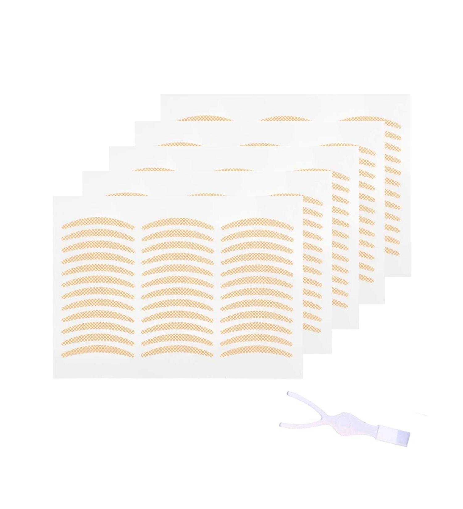 Double Eyelid Sticker 360 PCS Makeup Breathable Lace Invisible Single Side Double Eyelid Tape (Oval) - Buy Online on GoSupps.com