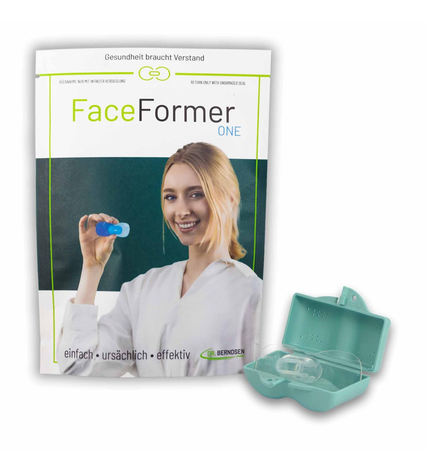 Faceformer One Clear Training App - Alleviate Sleep Disorders CMD Teeth Grinding & Snoring - Original Dr. Berndsen | Free Shipping Worldwide - Buy Online on GoSupps.com