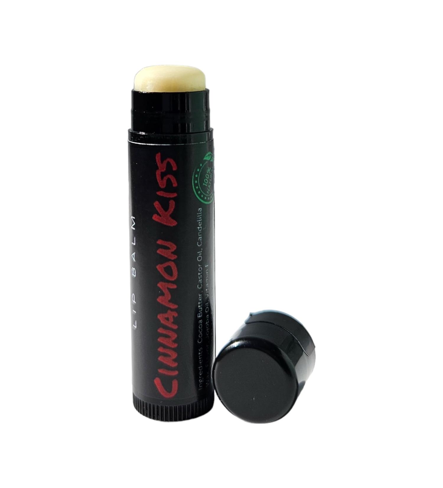 UNCHAPPED Cinnamon Kiss Lip Balm - Vegan - Free of the top 9 food allergens - Nut free lip balm - No beeswax lip balm - All natural lip balm - Soy free lip balm