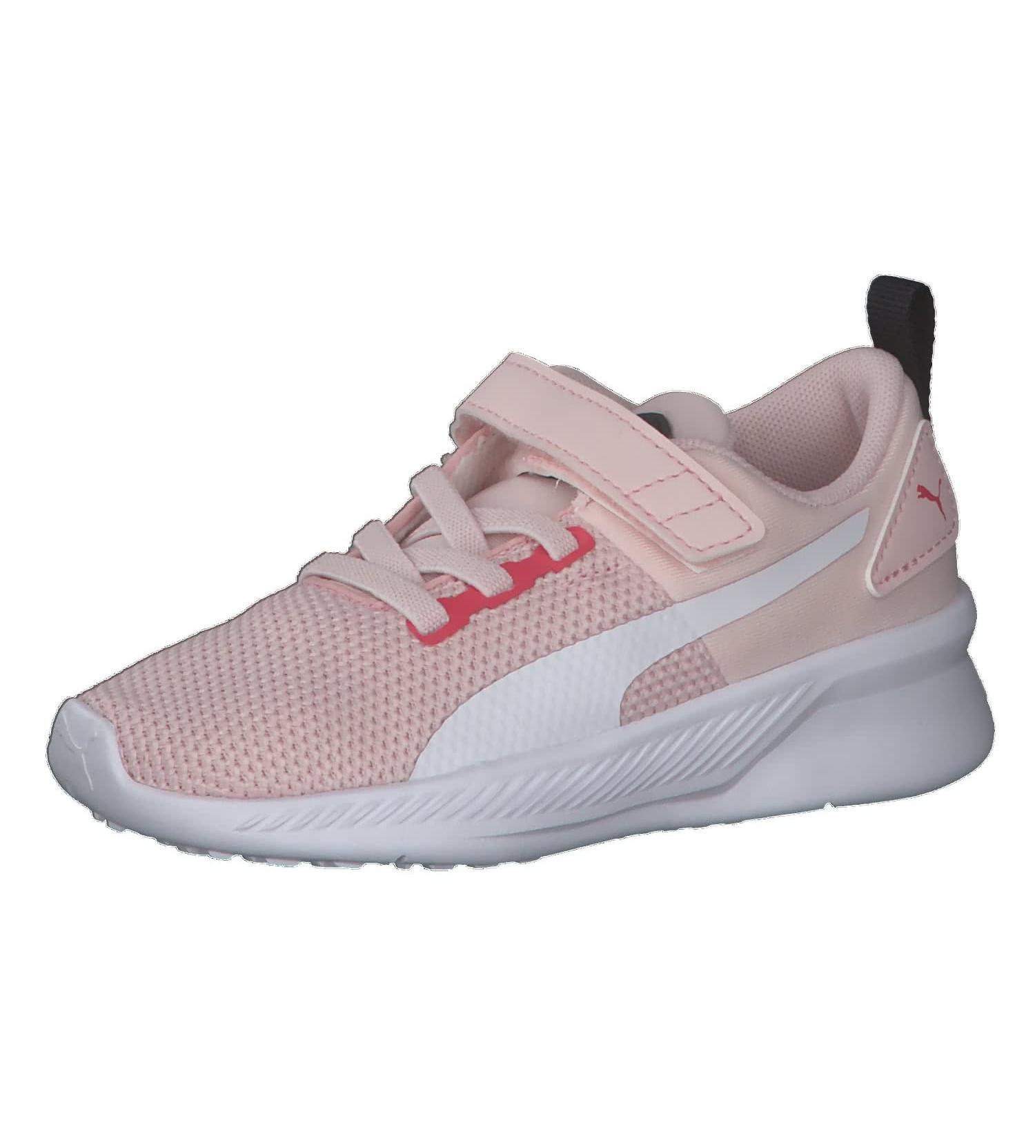 PUMA Kids Flyer Runner V INF Sneaker - 8 UK Child - Puma White/Lotus Paradise Pink - Buy Online on GoSupps.com