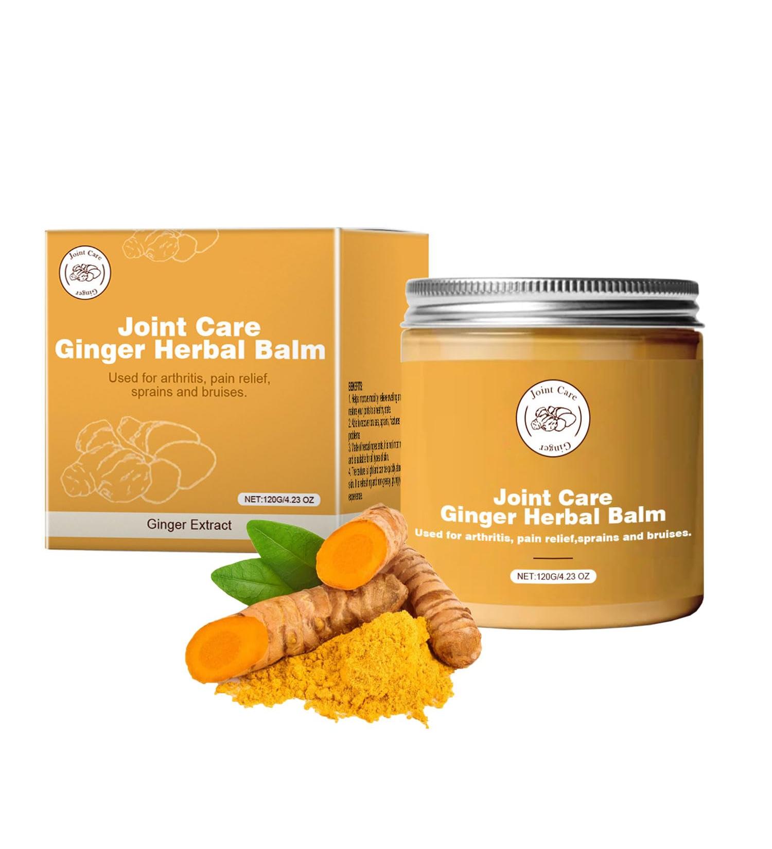 Natural Ginger Herbal Balm Organic Ginger Balm for All Skin | 4.23oz International Shipping Available - Buy Online on GoSupps.com
