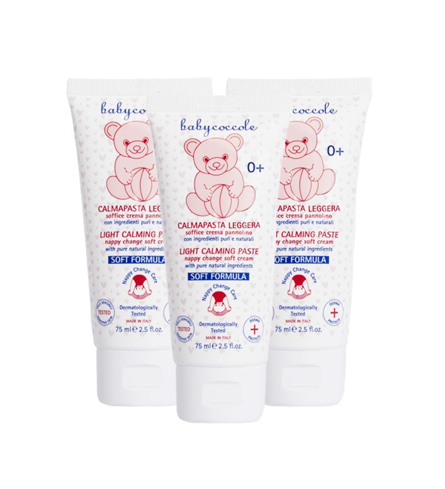 Babycoccole Diaper Change Cream Set | 3x75ml Zinc Oxide 10% - Soothes Redness & Irritation | Natural Ingredients for Sensitive Skin - Buy Online on GoSupps.com