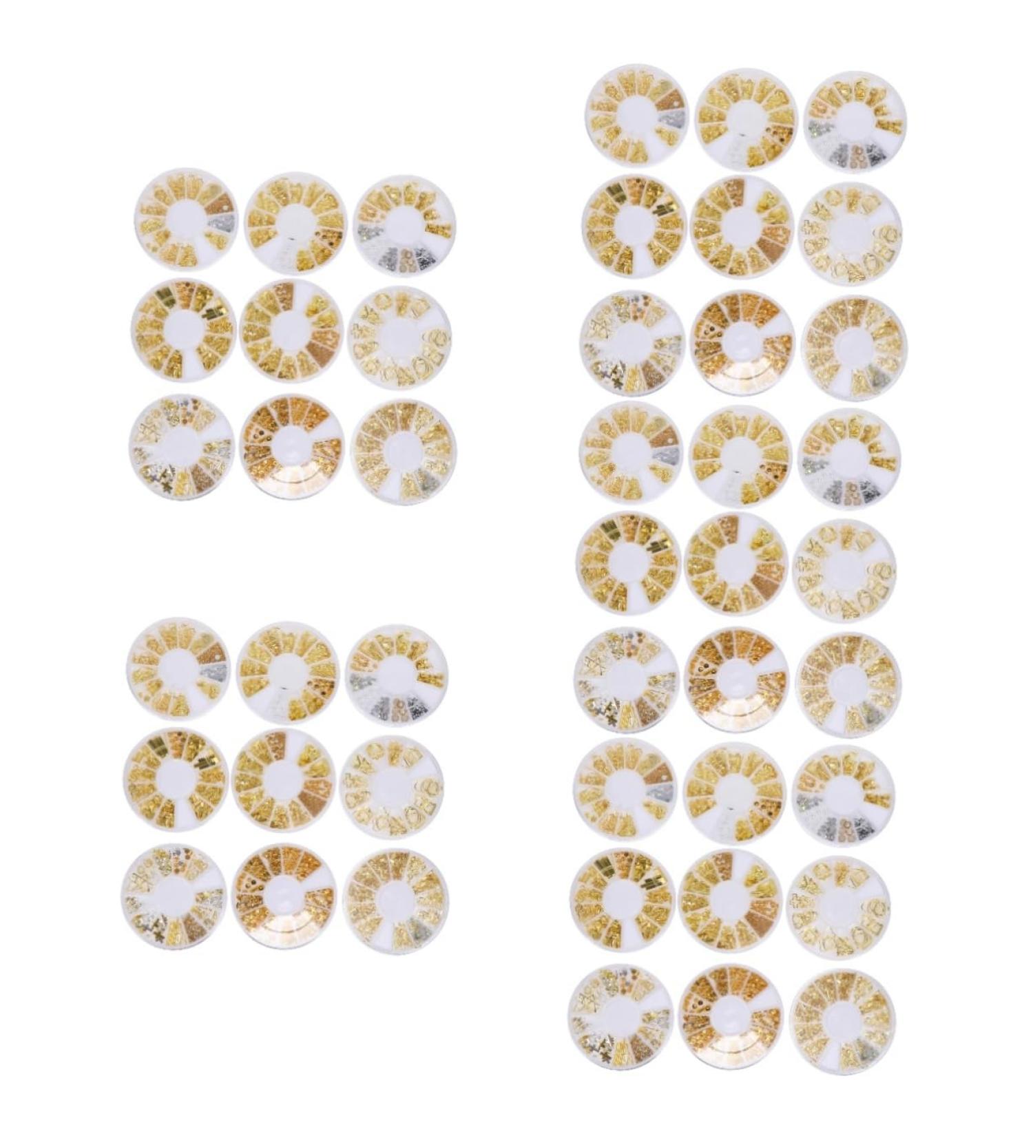 minkissy 45 Boxes Nail Art Accessories Moon Heart Nail Art Nail Decals Nail Stickers Manicures Decoration Jewel Stickers Nail Accessories Manicure Decor Zinc Alloy White Nail Supplies Rivet - Buy Online on GoSupps.com