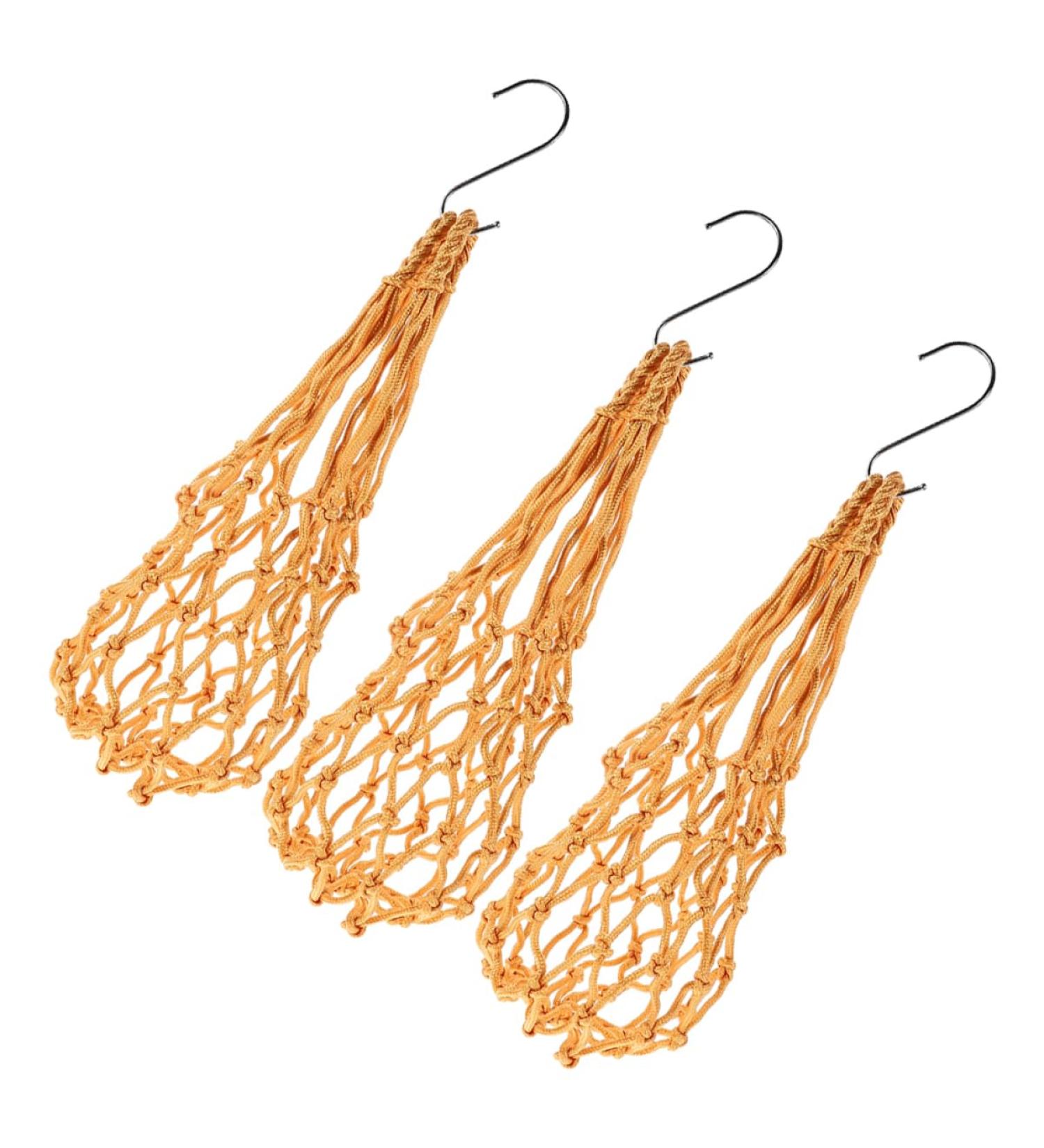 SEWOART 3pcs String Parrot Hooks Poultry Feeder Bags Hanging Feeder for Hens Net Bag Mesh Chicken Feed - Buy Online on GoSupps.com