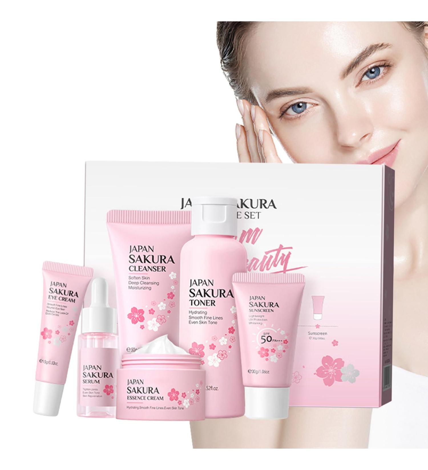 Skin Care Sets - Skin Care Routine Set Women Facial Care Kit 6 Pack Refreshing Soothing Lifting Skin Care Sets - Buy Online on GoSupps.com
