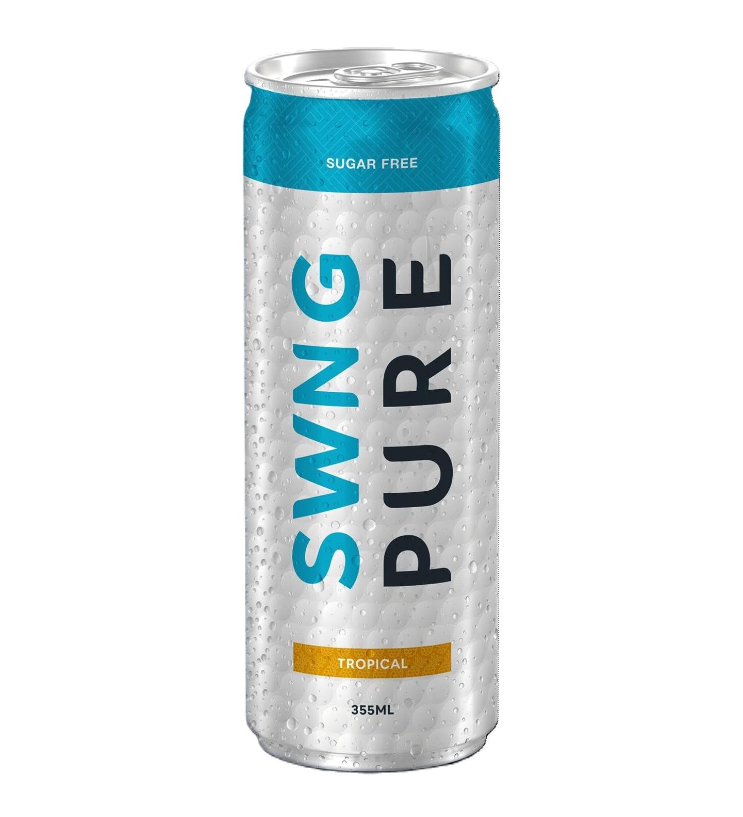 Swng Pure Tropical Nootropic Golf Beverage (12 Pack) - Buy Online on GoSupps.com