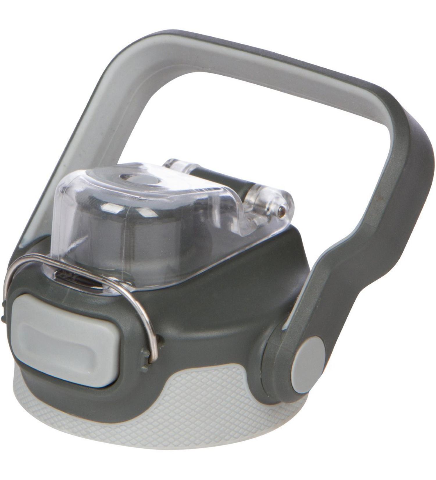 Healthy Human FLIP N SIP Lid - Leak-Proof & Dishwasher Safe | Durable Bottle Cap with Metal Clip & Wide Mouth - Buy Online on GoSupps.com