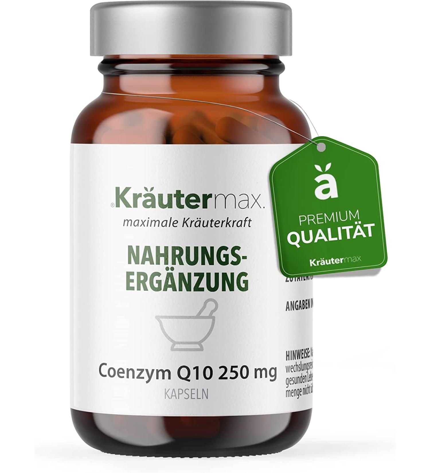 Coenzyme Q10 250 mg High Dose Capsules - Natural Vegan 180 Count for Energy & Antioxidant Support - Buy Online on GoSupps.com
