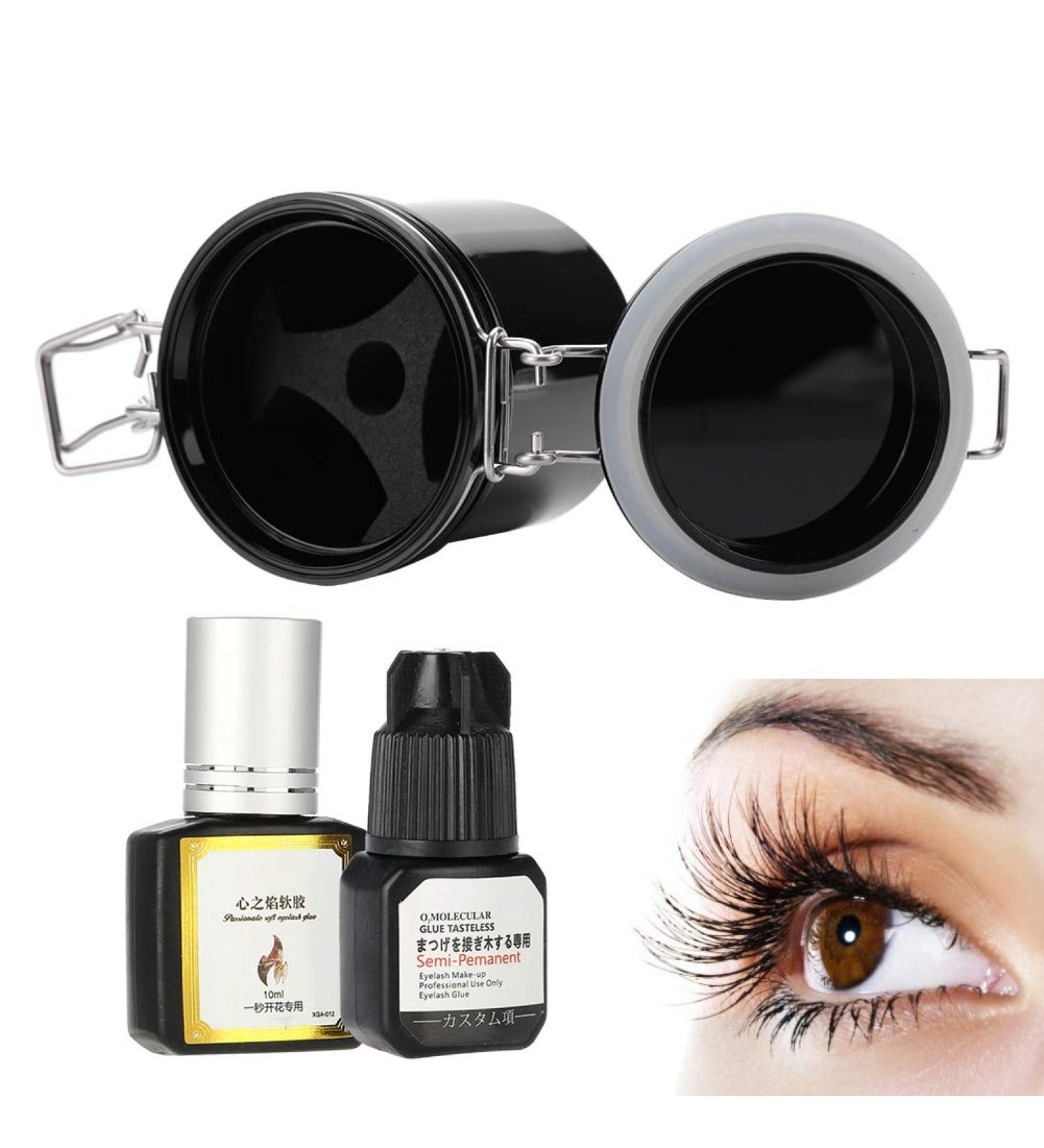 ZJchao Eyelash Glue Storage Tank - Reusable Sealed Containers for Dryness & Perfect Lash Extensions | Ideal for Makeup Crafts - Buy Online on GoSupps.com