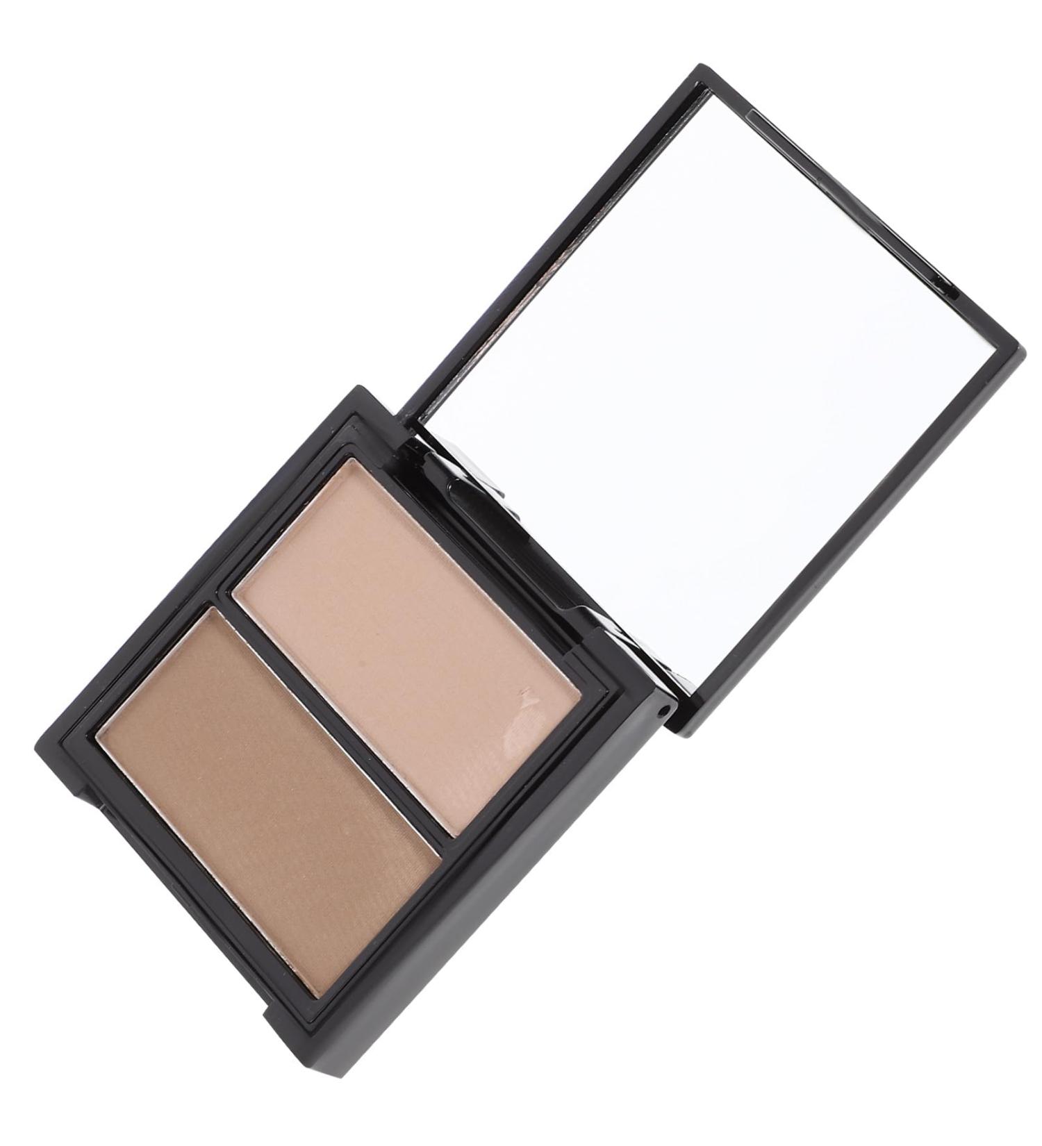 Poudre D'ombrage Et Illuminatrice Visage 1 Palette Compacte Deux Tons Texture L g re Maquillage Professionnel Mariage F te Usage Quotidien - Buy Online on GoSupps.com