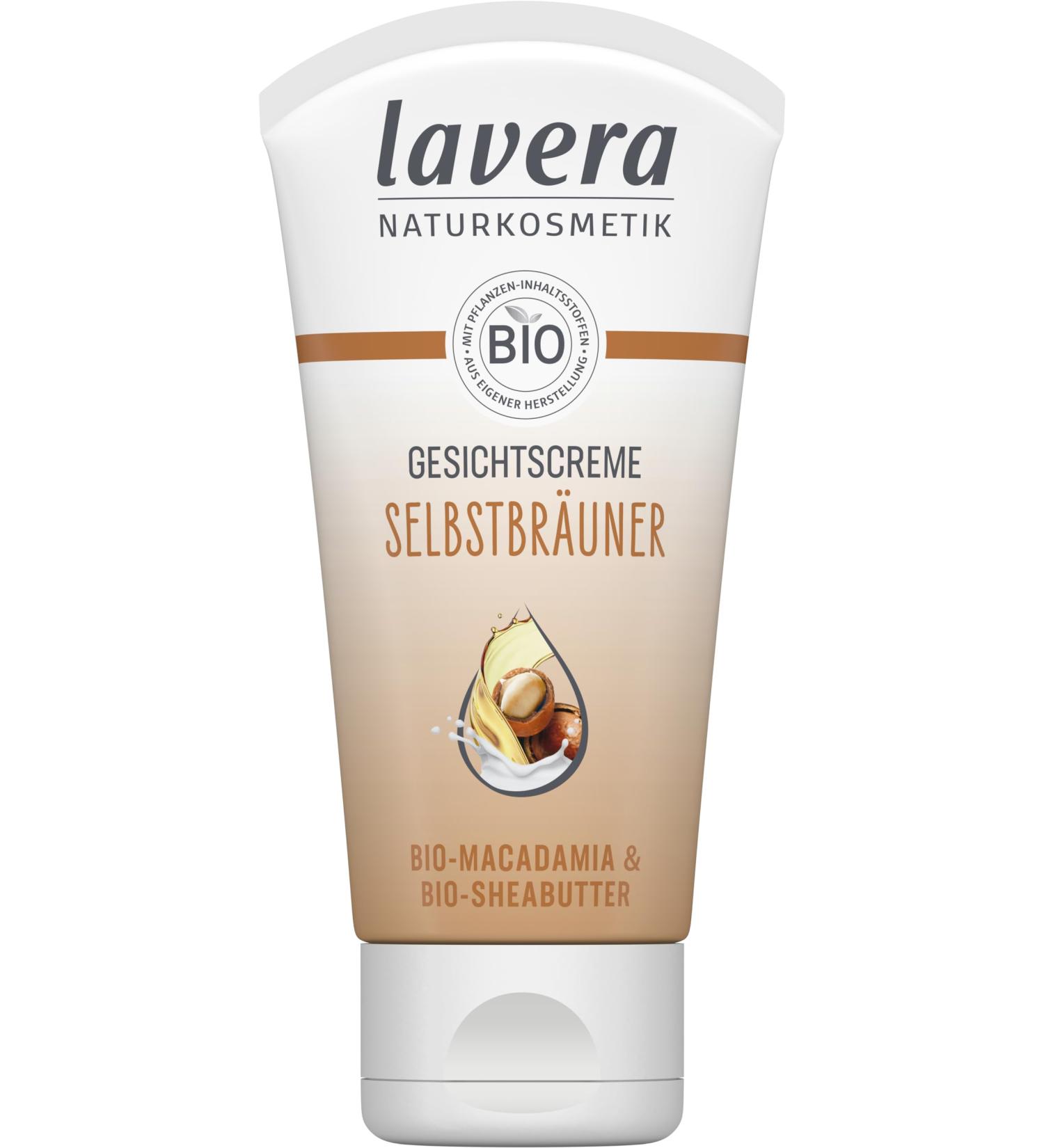 Lavera Self-Tanning Cream Face 50ml | Natural Vegan Self-Tanner | Moisturizing Natural Cosmetics - Buy Online on GoSupps.com