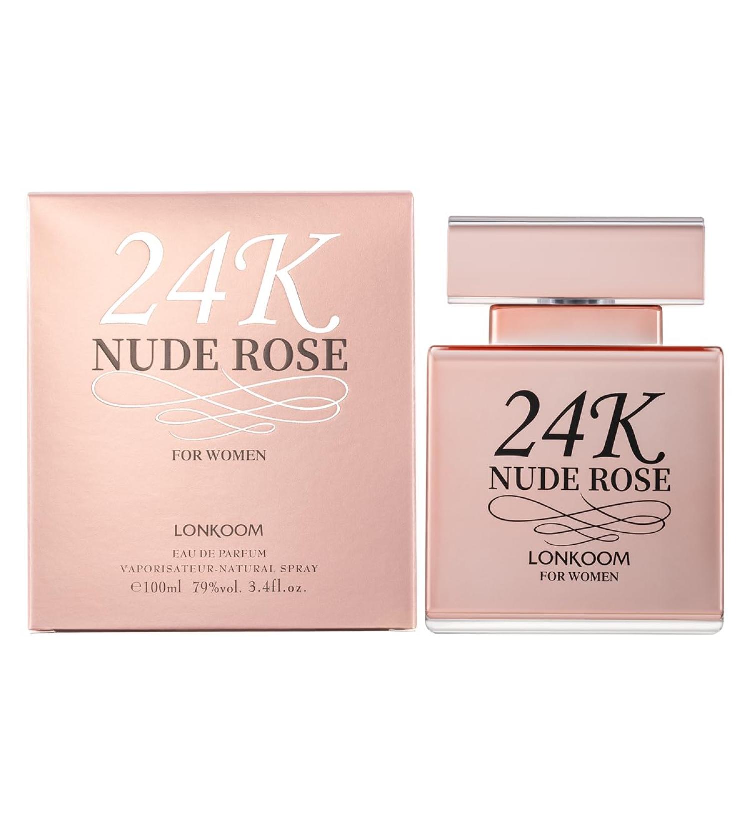 24K PRO Burgundy/Nude Rose Eau de Parfum 100ml Long-lasting Fragrance for Women (yellow) - Buy Online on GoSupps.com