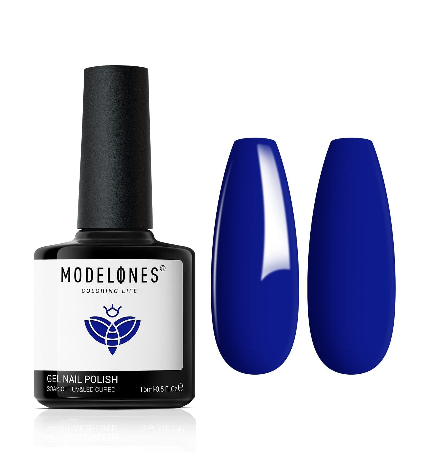 Modelones UV Nail Polish - 1 PC Blue - Long-Lasting & Quick-Dry | International Shipping Available - Buy Online on GoSupps.com