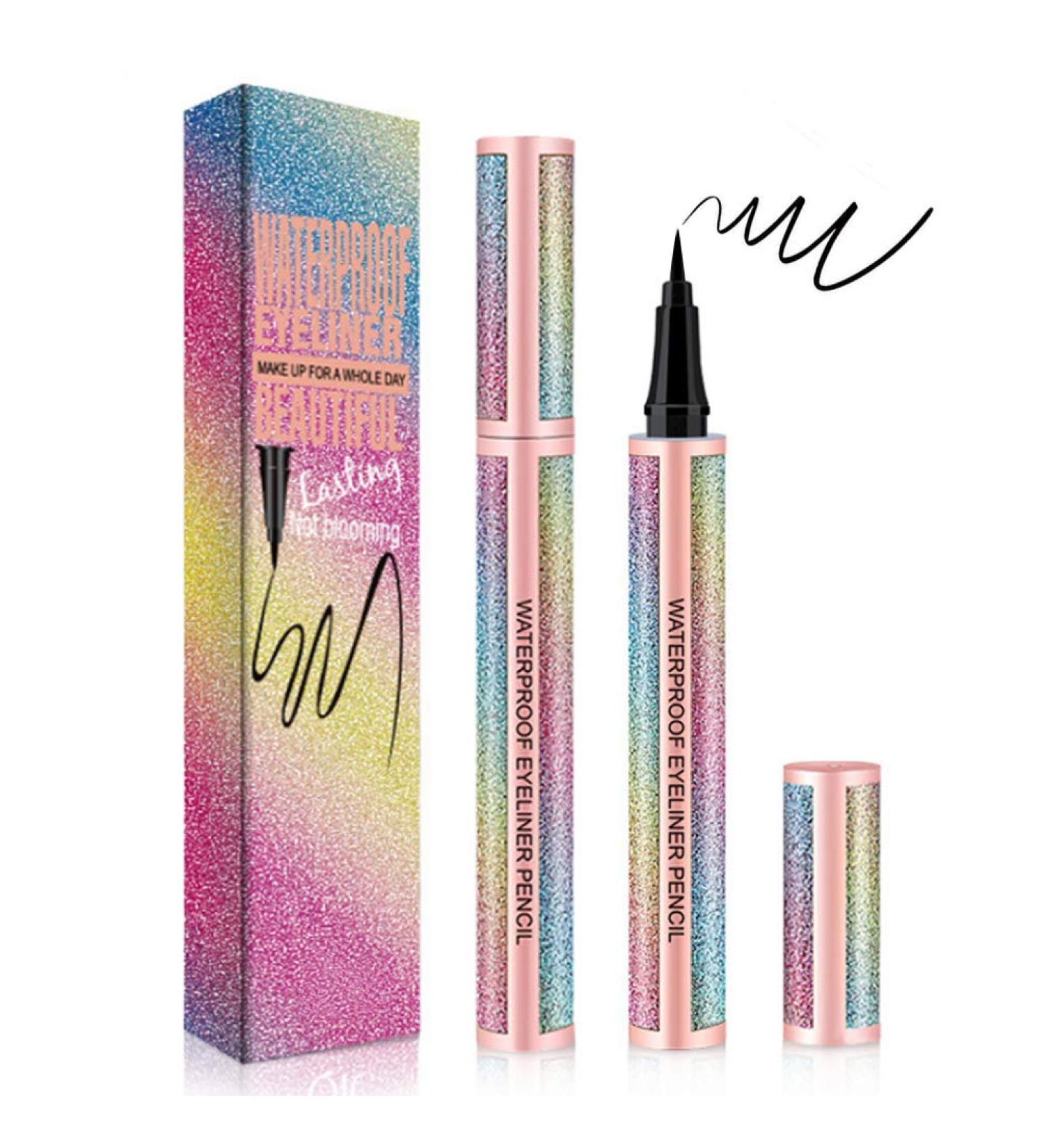 KINGMAS Waterproof Liquid Eyeliner Pen â€“ Long-Lasting, Super Slim Black Makeup Gel - Buy Online on GoSupps.com
