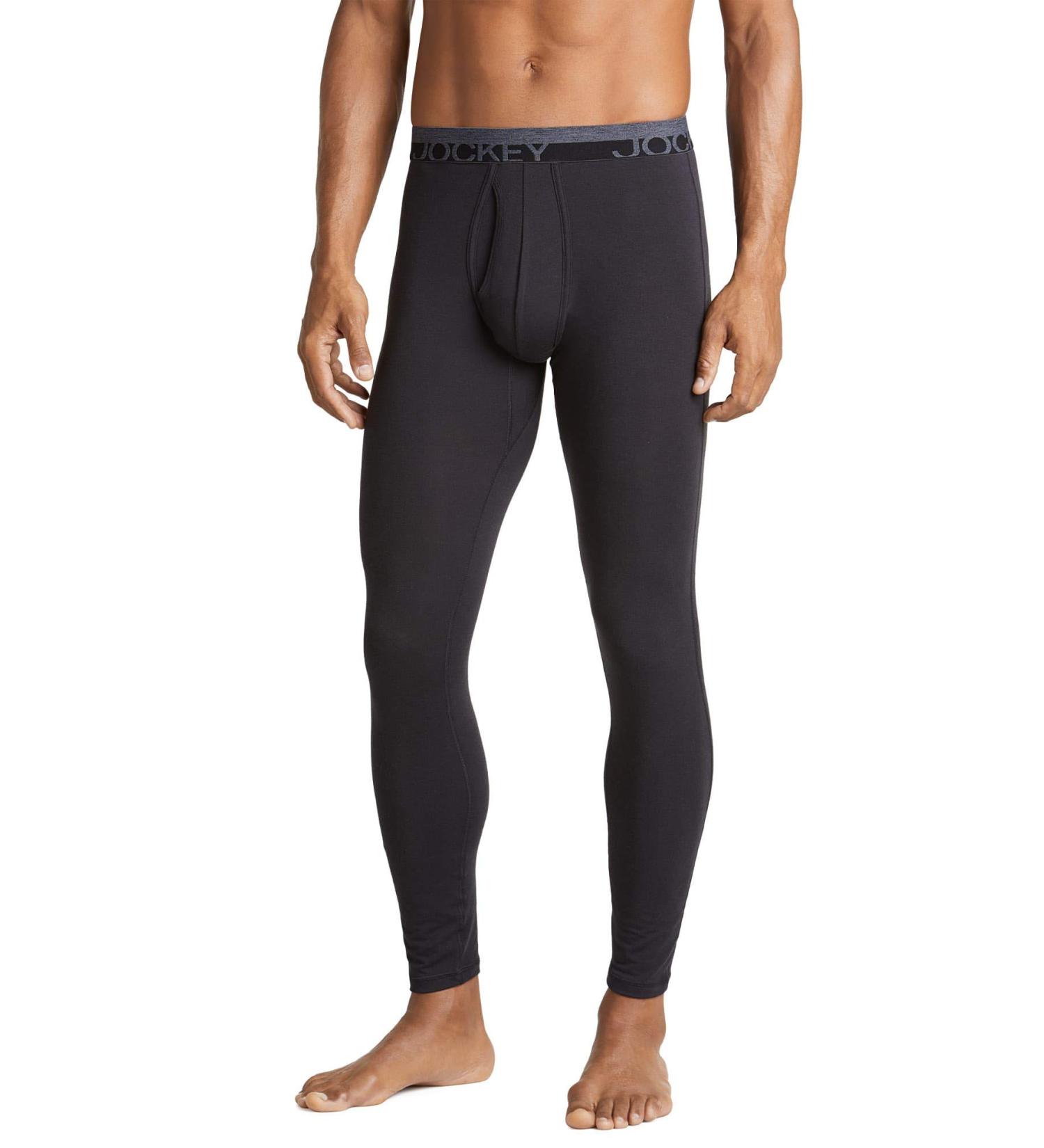 Jockey Men's Baselayer Thermocore Pant Large Tall - Black | Stay Warm and Comfortable - Buy Online on GoSupps.com