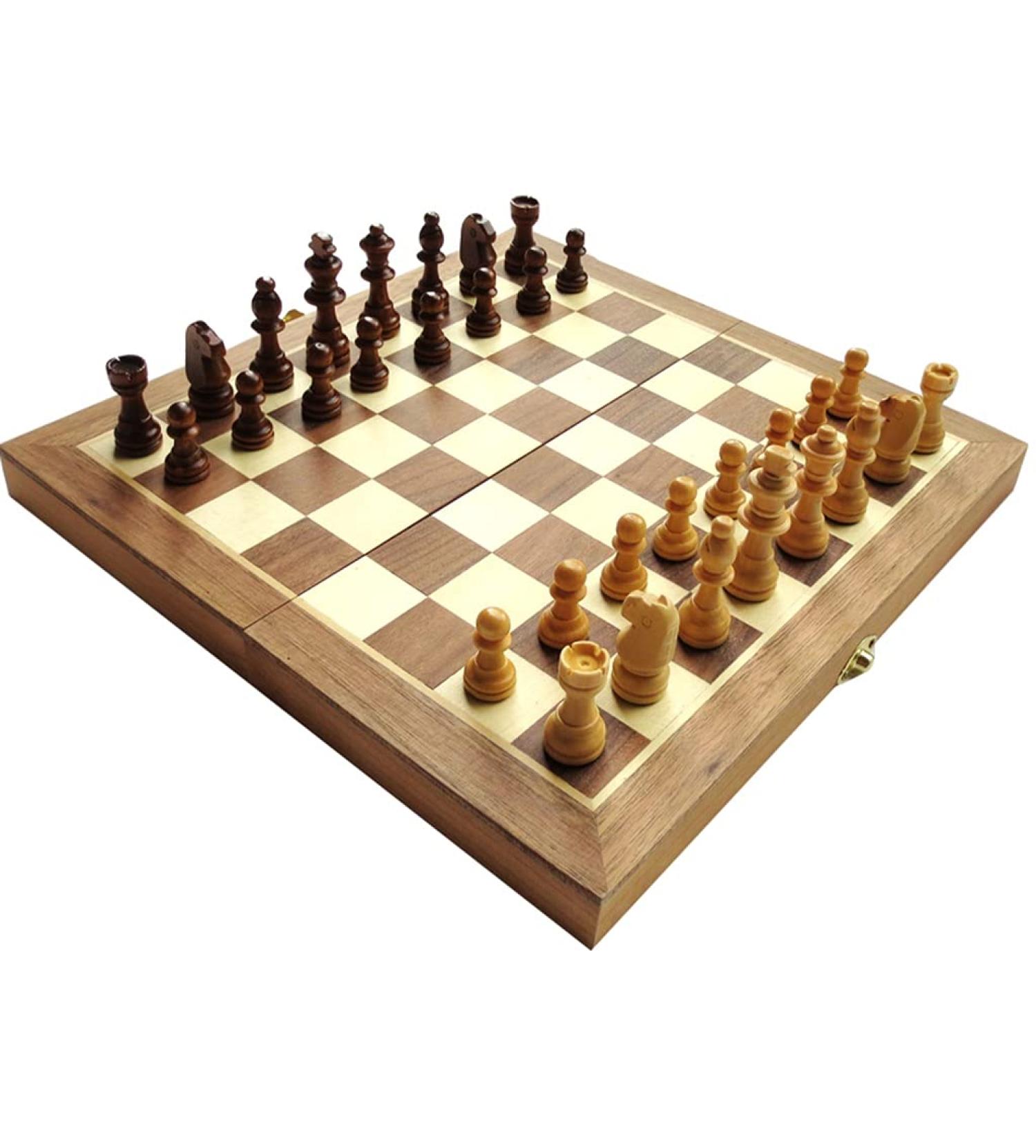 Chess Set Board with Portable Folding Board Travel Toy Family Games Outdoor Indoor Board Game (Size : Large) (Large) - Buy Online on GoSupps.com