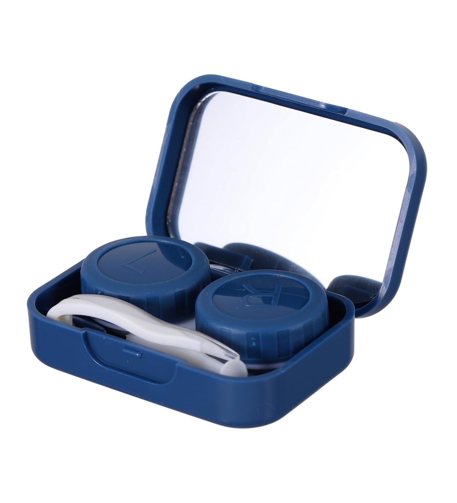 KOMBIUDA Travel Glasses Case Set - 4 Cute Plastic Boxes (6.5x4.5x2cm) - Ideal for International Shipping - Buy Online on GoSupps.com