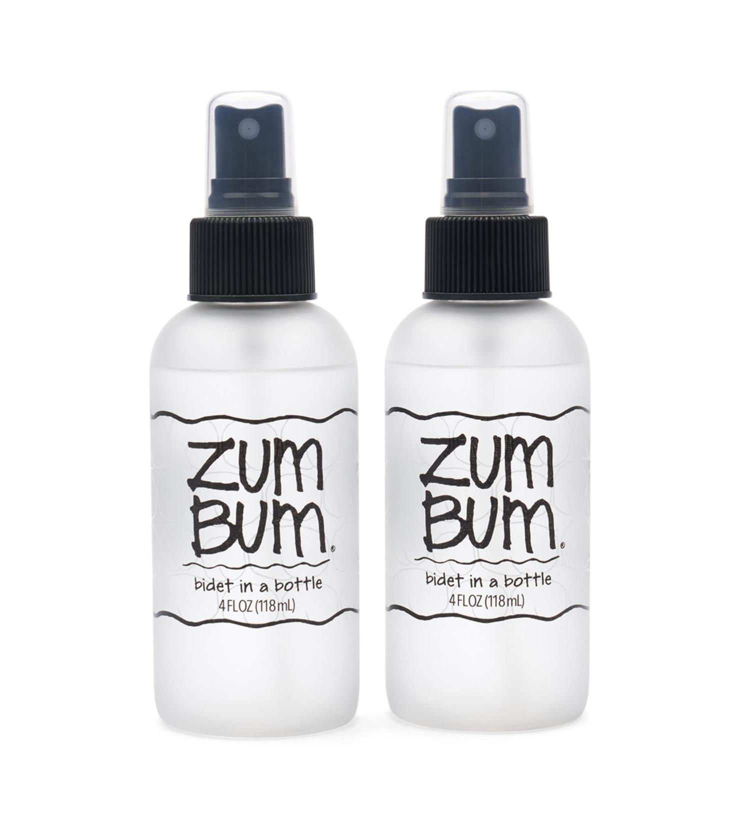 Zum Bum Bidet In A Bottle - 4 fl oz (2 Pack) | Eco-Friendly Portable Personal Care | International Shipping Available - Buy Online on GoSupps.com