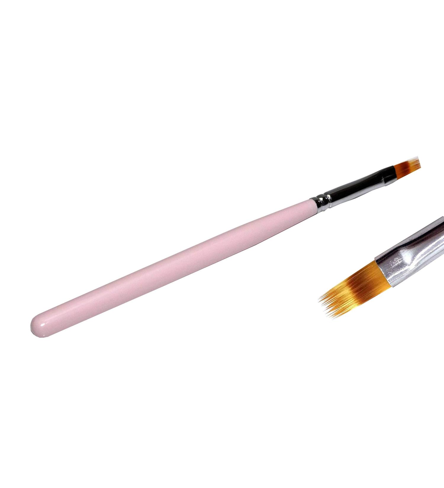 World of Nails-Design Ombre Brush gradient Brush fringe brush baby boomer brush gradient brush pink handle