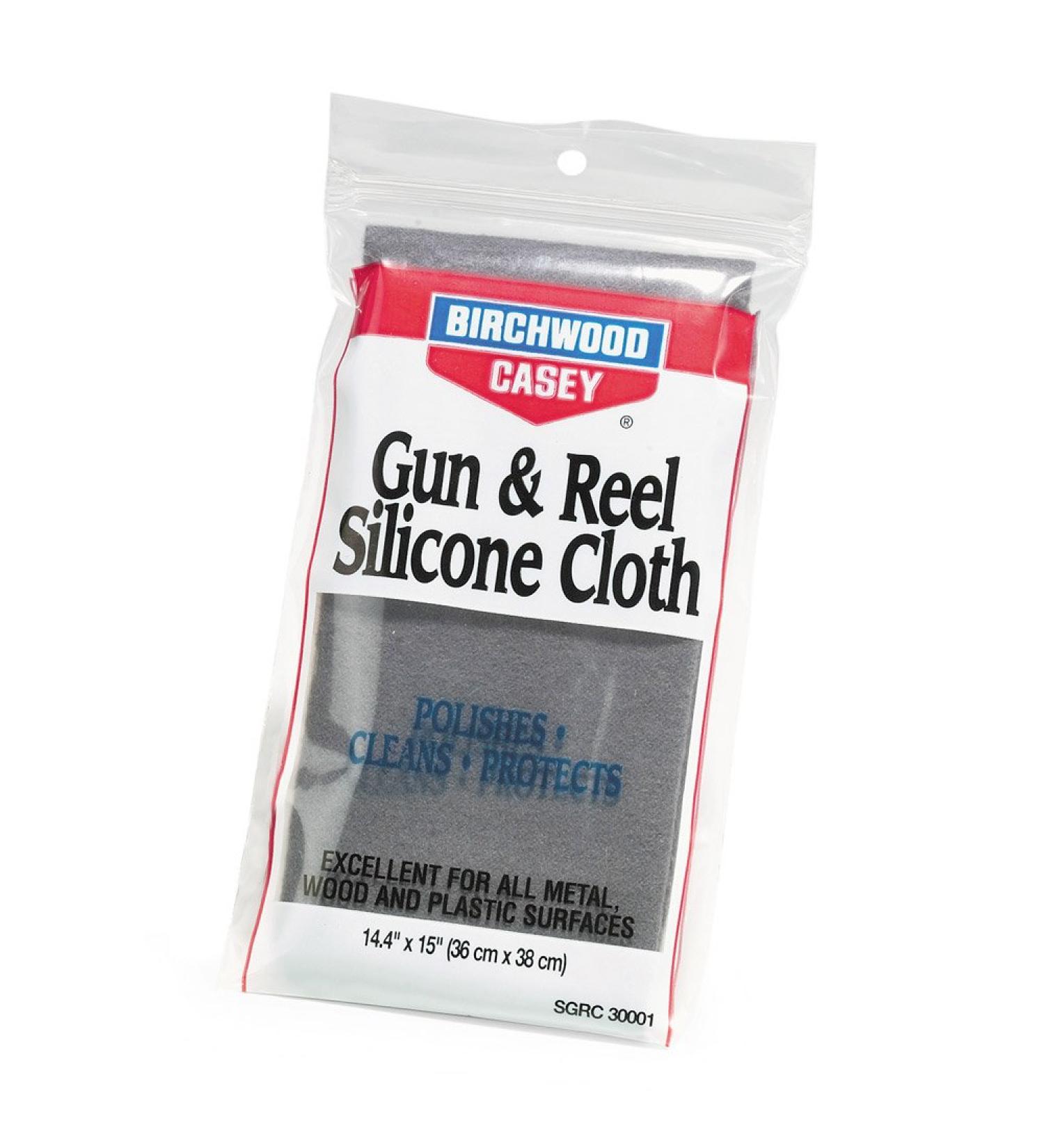 Birchwood Casey Silicone Gun and Reel Cloth Gray, 14.4"x15"