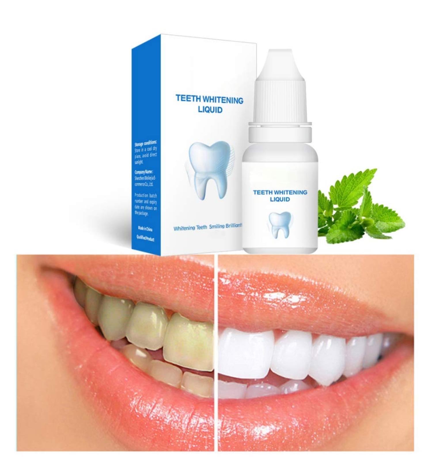 Symeas Teeth Whitening Washing Removal of Yellow Teeth and Smoking Teeth Plaque Removal Teeth Care Cleaning Teeth Whitening Bleaching Essence - Buy Online on GoSupps.com