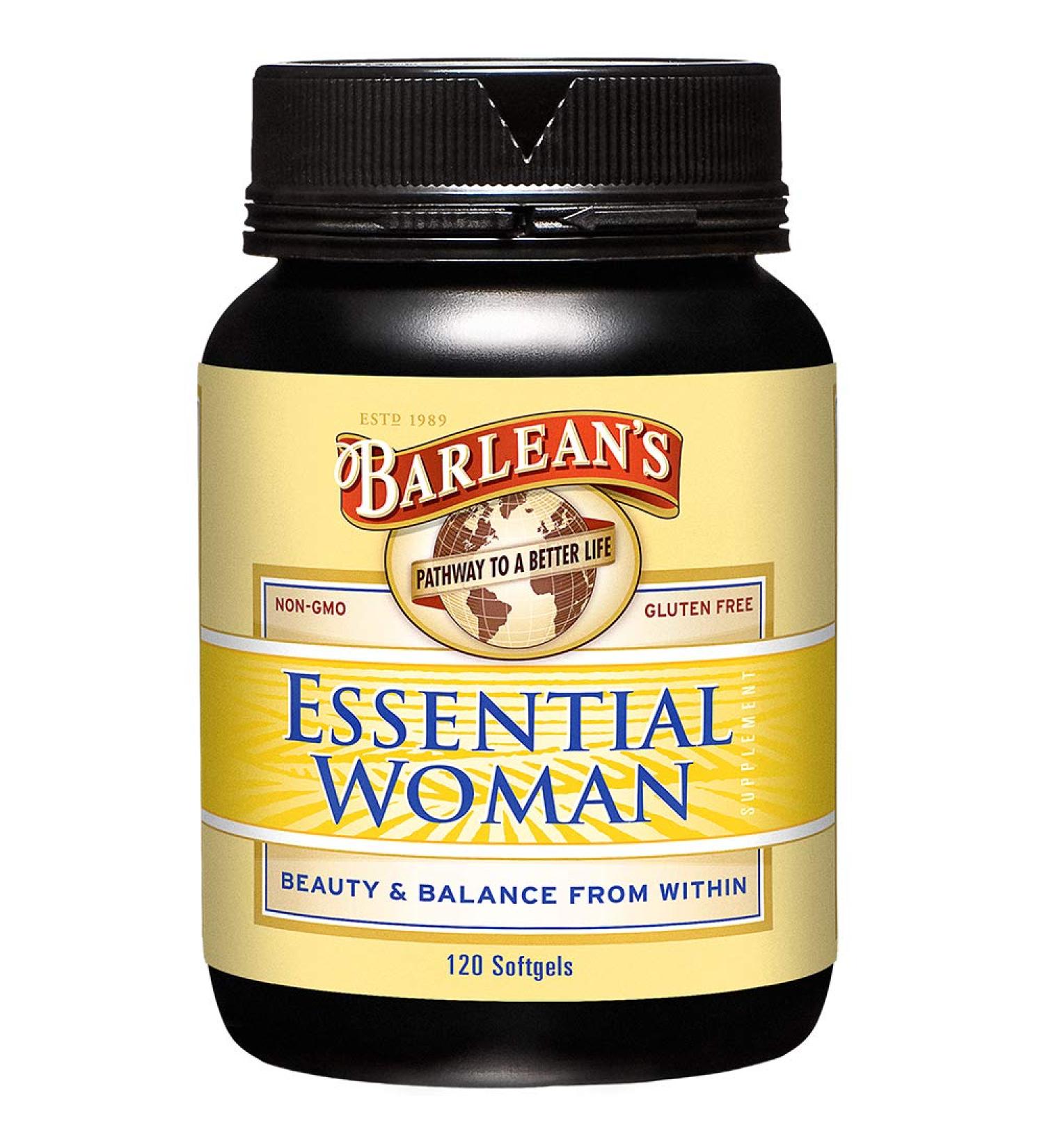 Barlean's Essential Woman Supplement - 120 Softgels for Optimal Health - Buy Online on GoSupps.com