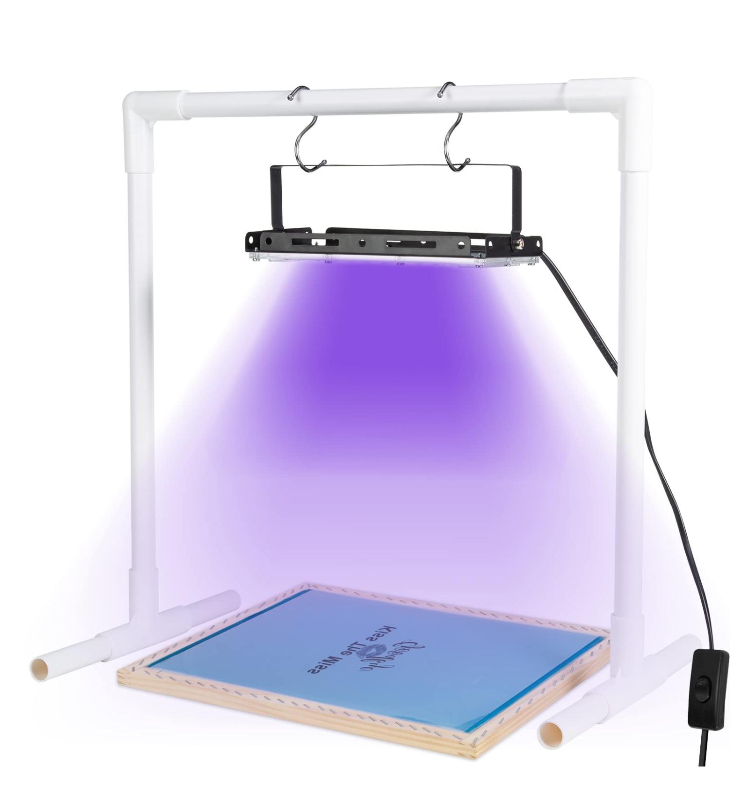 Caydo 20W LED UV Screen Printing Exposure Light with Stand - Ideal for Screen Printing and Cyanotypes - Buy Online on GoSupps.com