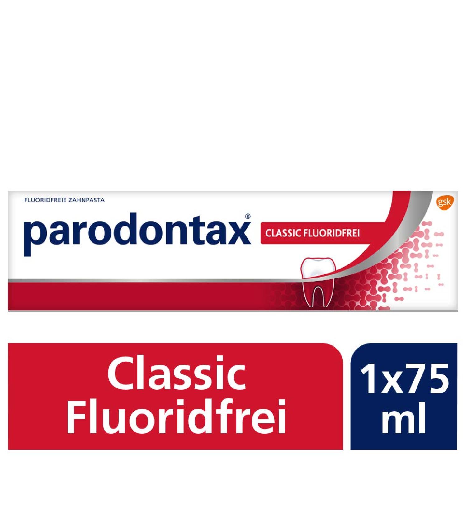 PARODONTAX Classic Fluoride-free Toothpaste 1x75ml for bleeding gums