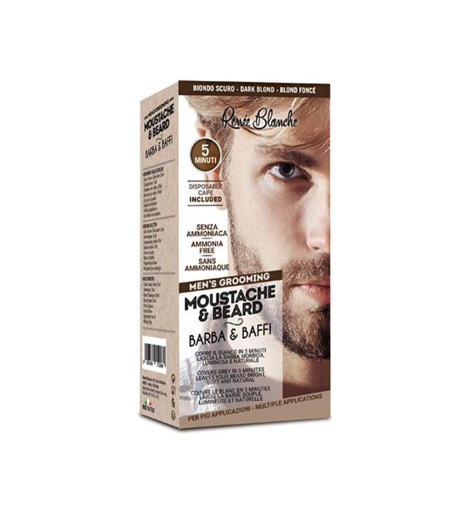 Ren e Blanche Coloring Beard and Moustache Men Care (Dark Blonde)