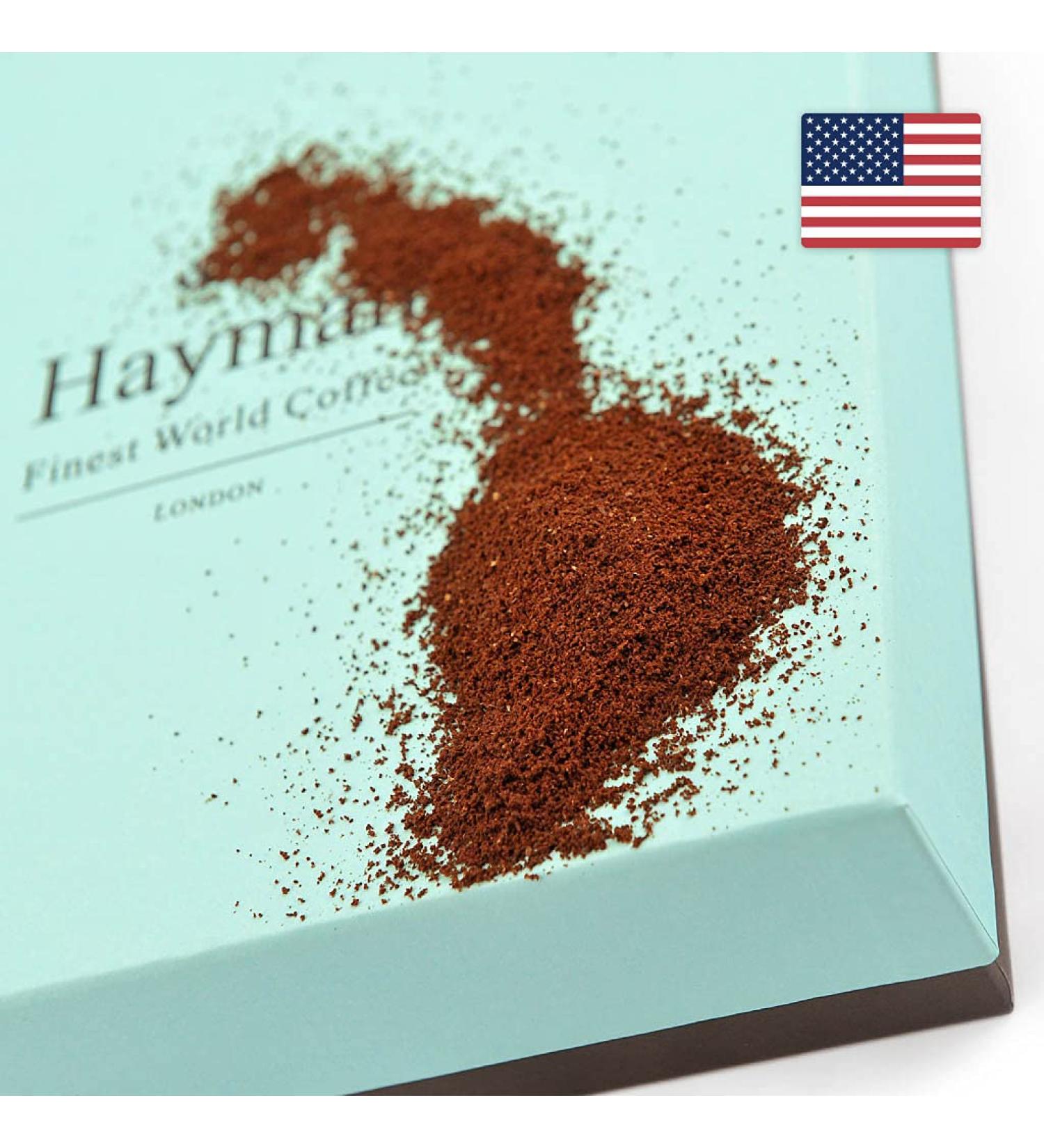 Hayman Coffee 100% Kona Coffee Ground Coffee Medium Roast Fresh Roasted Coffee 454g/16oz (Pack of 1) | Pure Kona Coffee Ground Hawaiian Coffee Hawaii Coffee 454 g (Pack of 1) - Buy Online on GoSupps.com