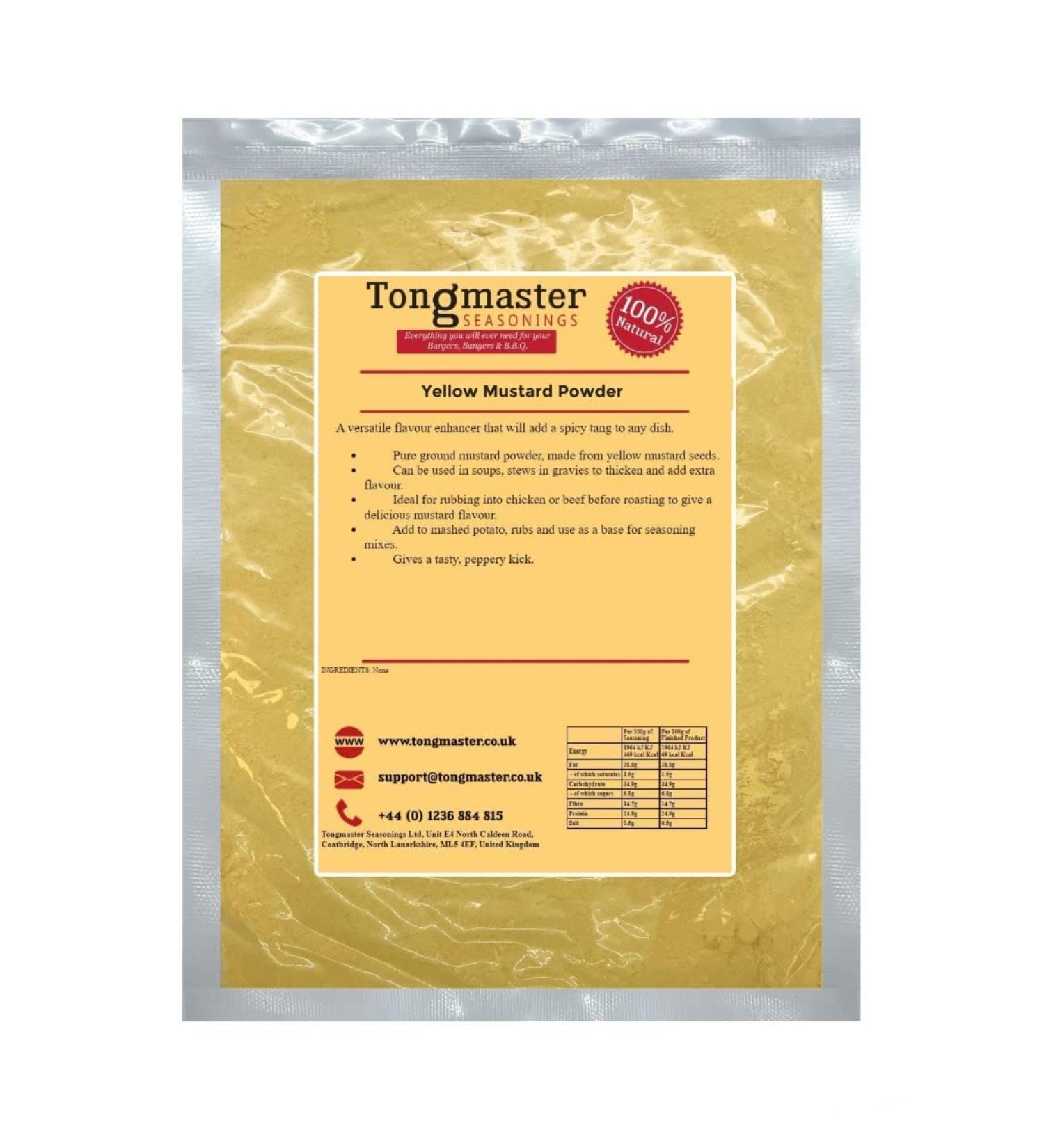 Yellow Mustard Powder - Spice - Seasoning - 1kg