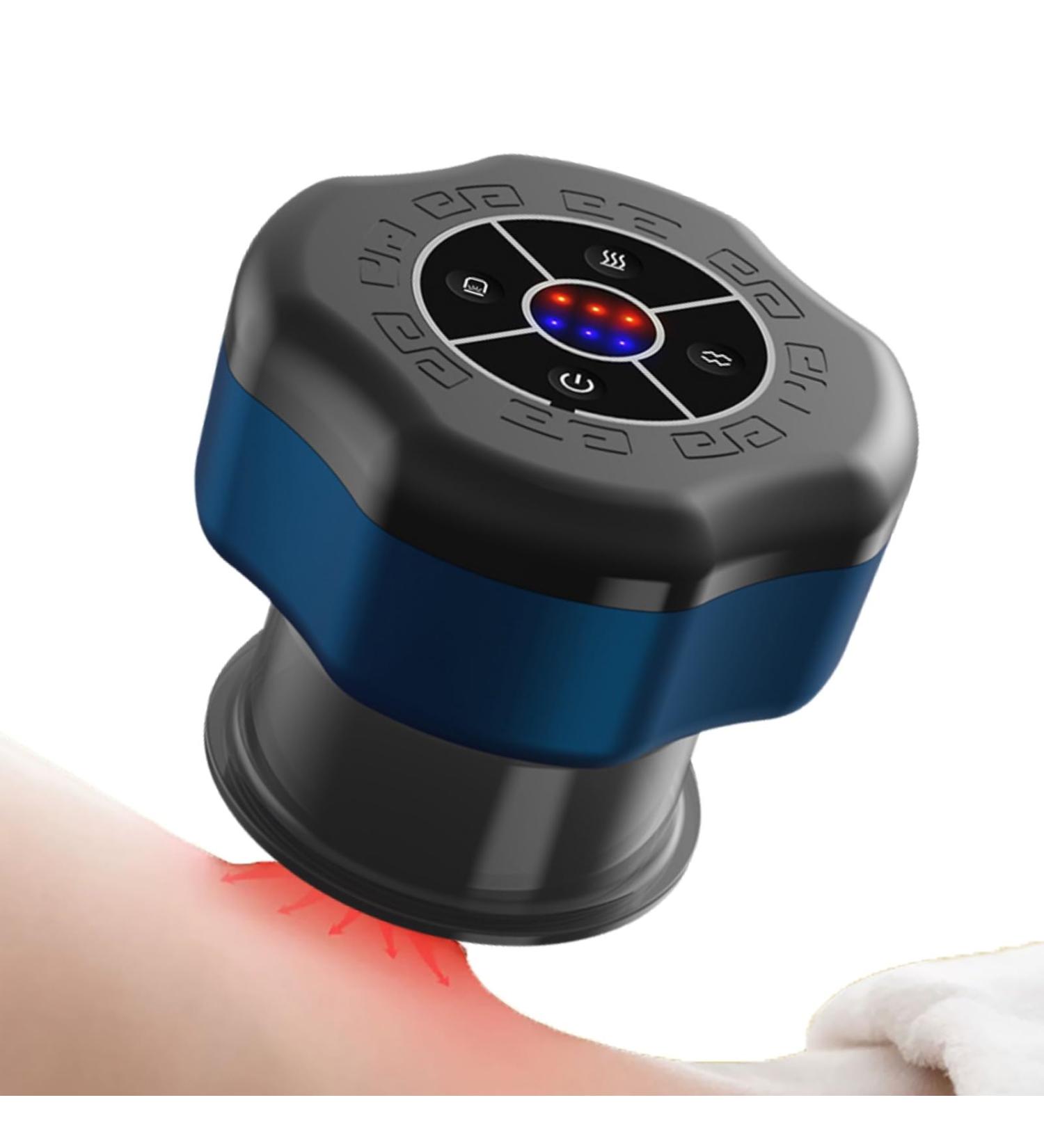 Buy KSGSFSA 3-in-1 Massage Therapy Cup Set - Intelligent Cupping Massager for Sore Muscles & Pain Relief - Blue Color - International Shipping Available - Buy Online on GoSupps.com