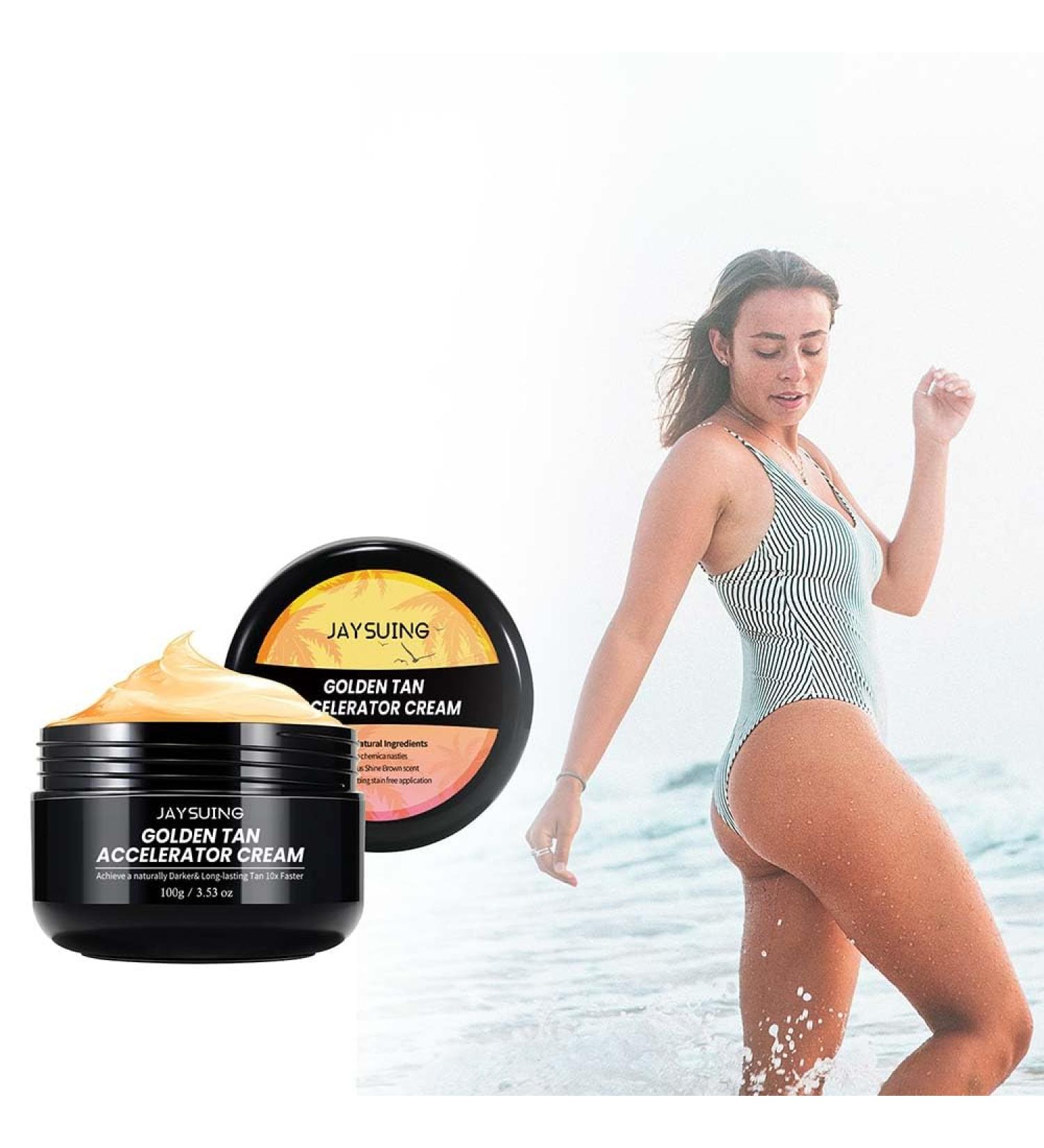 Beauty Brown Tanning Oil - Carrot Gel Dark Browning Lotion & Accelerator for Perfect Tan - Buy Online on GoSupps.com