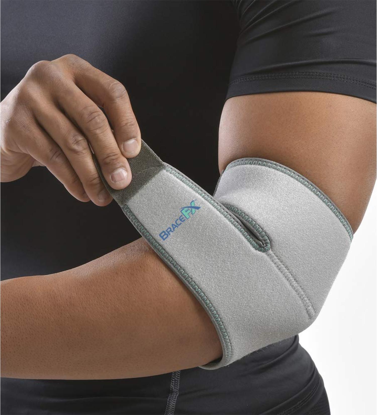 Adjustable Elbow Support for Pain Relief Ideal for Tendonitis Tennis Elbow & Bursitis | Universal Fit | Shop Internationally - Buy Online on GoSupps.com