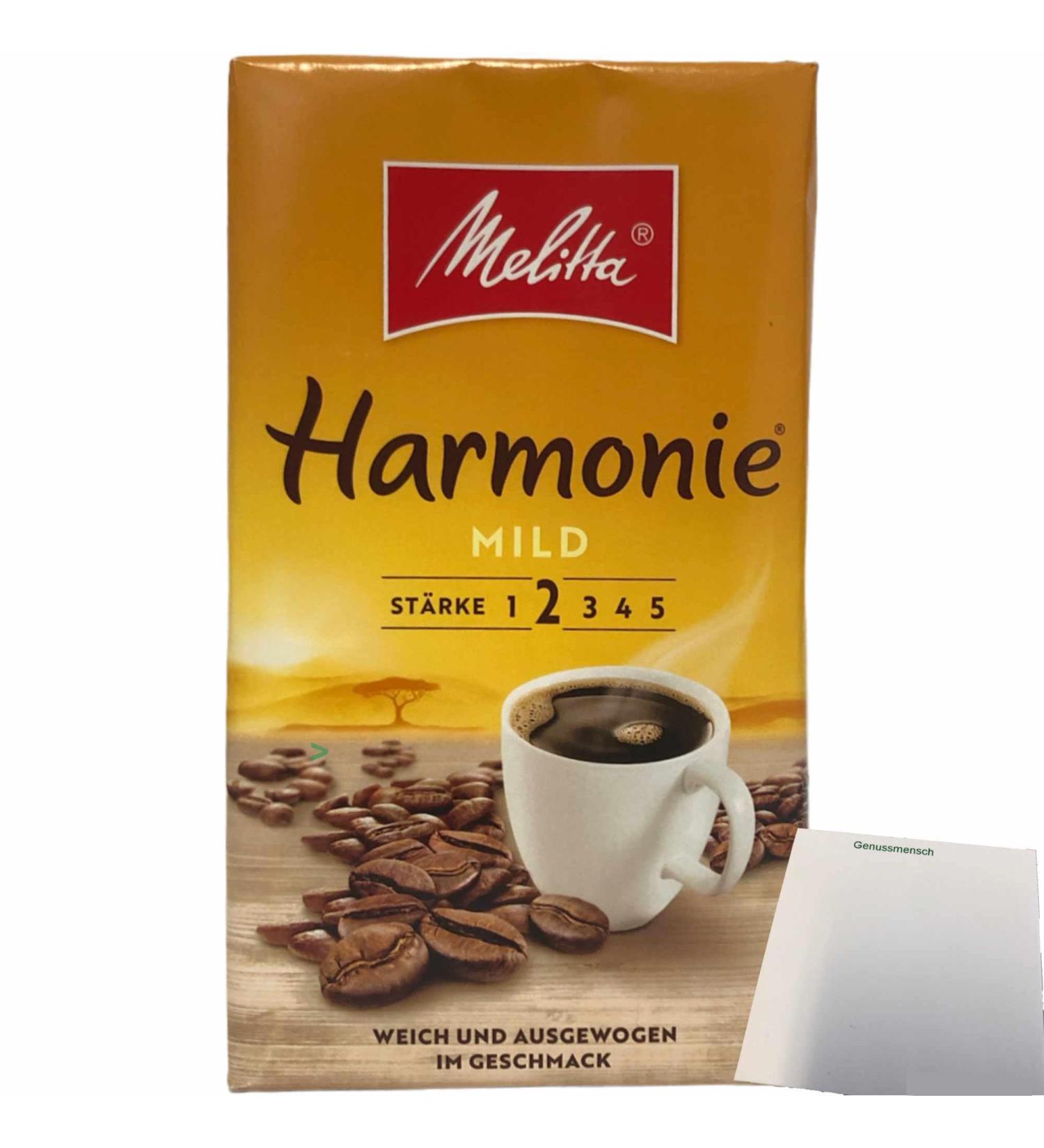 Melitta Harmonie Mild 2-Pack Ground Roast Coffee (500g Pack) + Usy Block - Buy Online on GoSupps.com