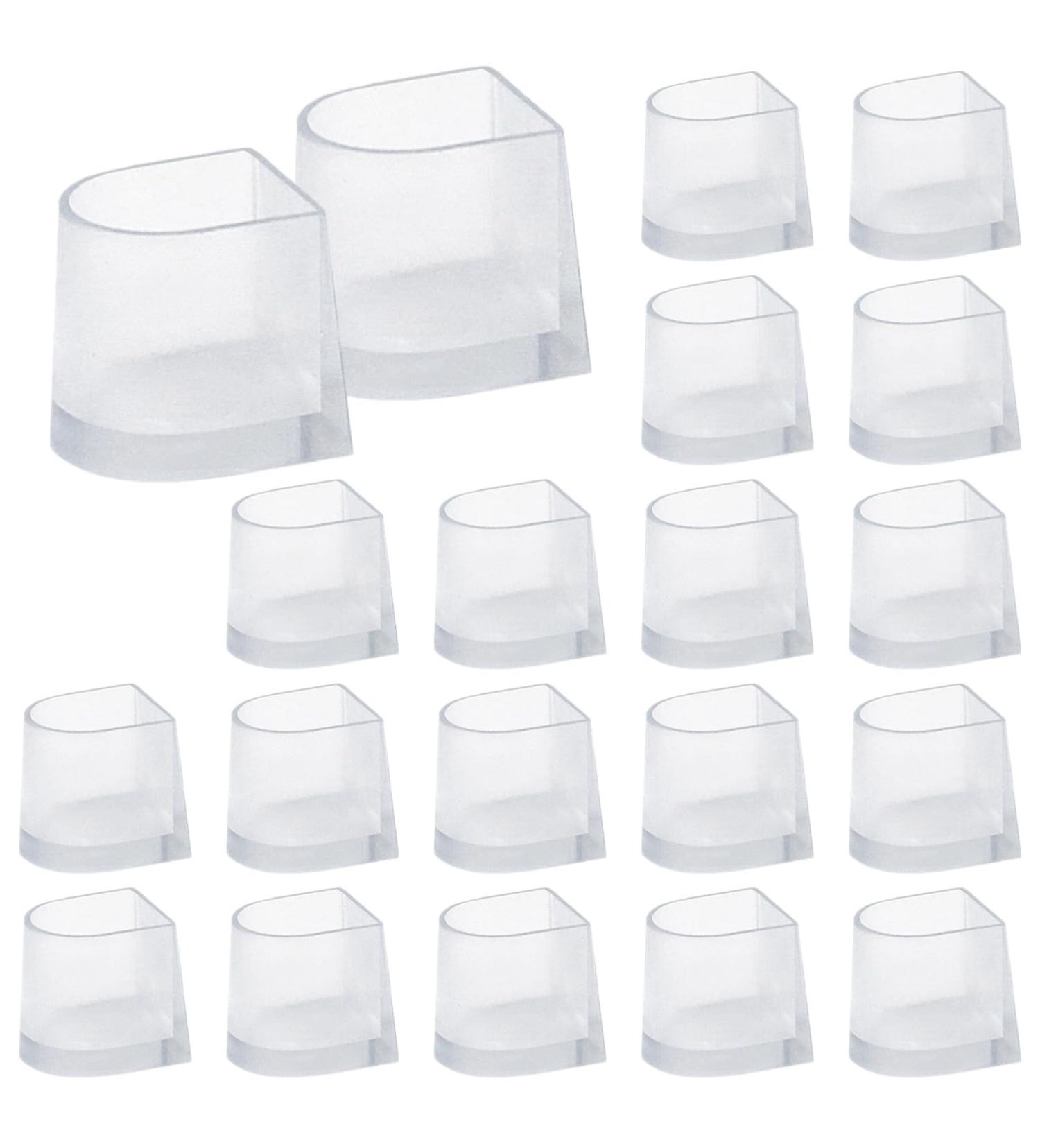 PVC Heel Protectors | Transparent Slip-Resistant Floor Covers for Dance & Outdoor Events - International Shipping - Buy Online on GoSupps.com